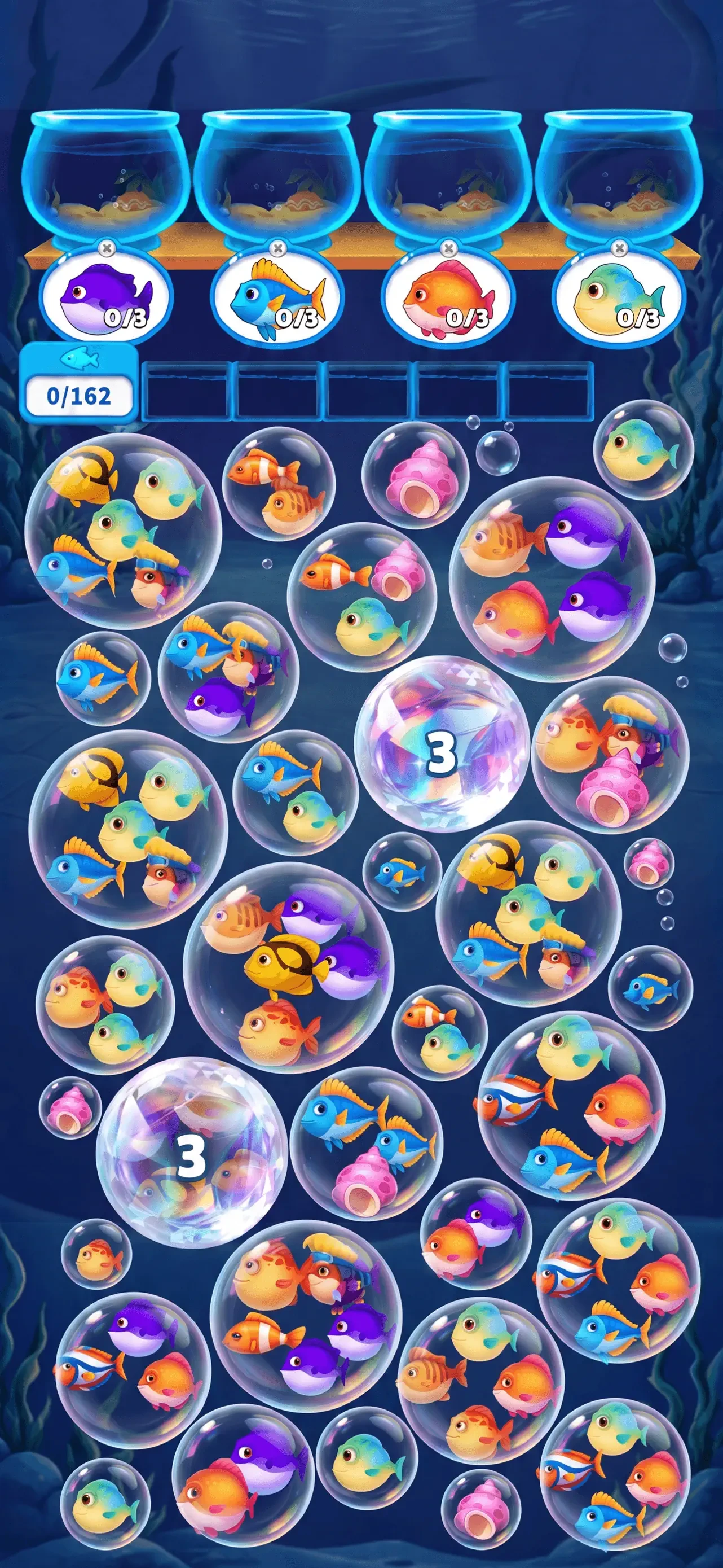 Fish Sort Puzzle - Bubble Jam app store screenshot 2 — Games (iOS)