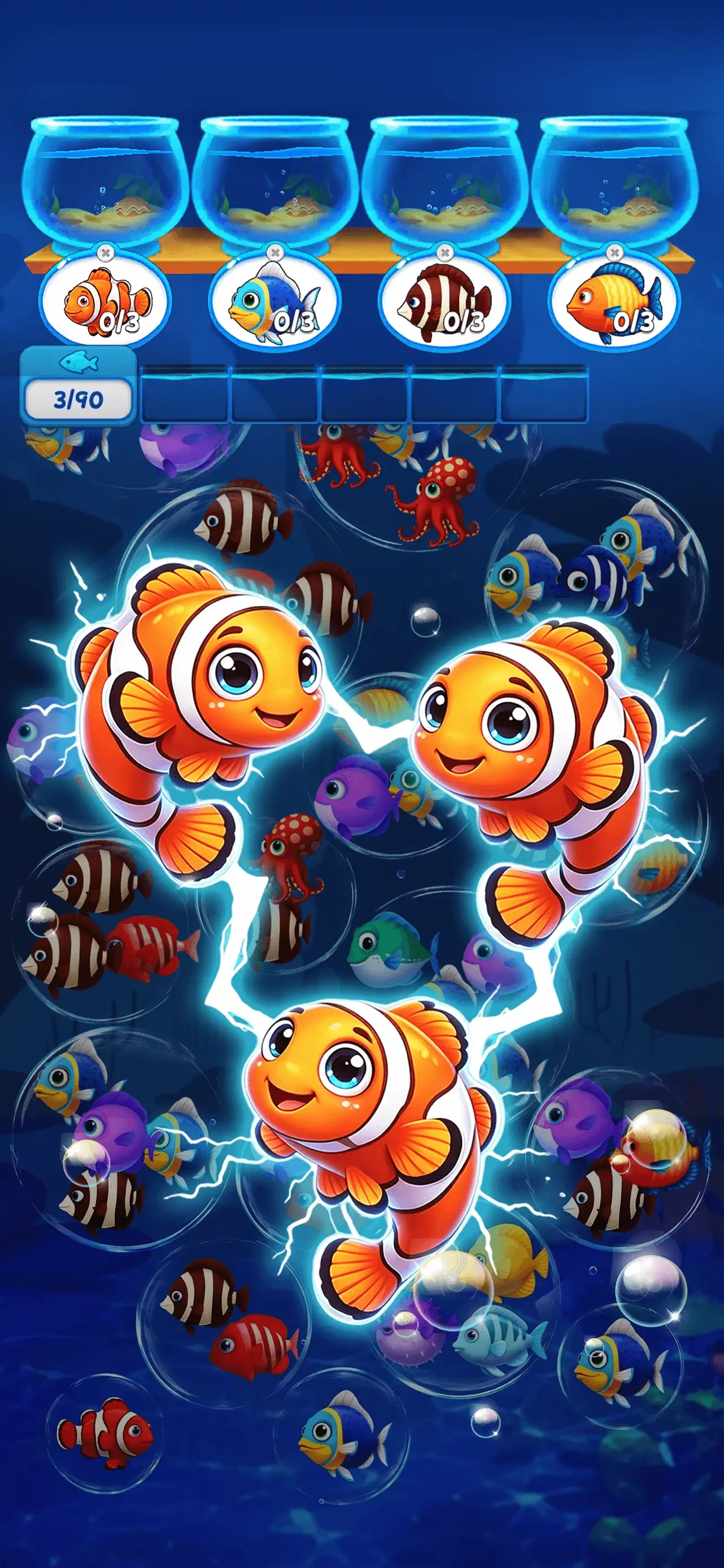 Fish Sort Puzzle - Bubble Jam app store screenshot 3 — Games (iOS)