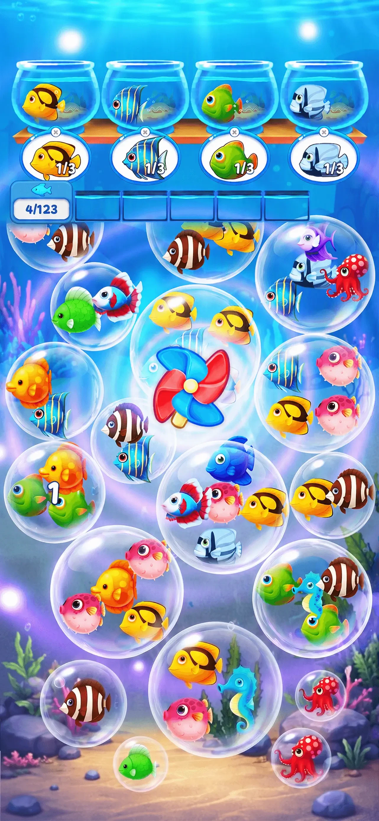 Fish Sort Puzzle - Bubble Jam app store screenshot 5 — Games (iOS)