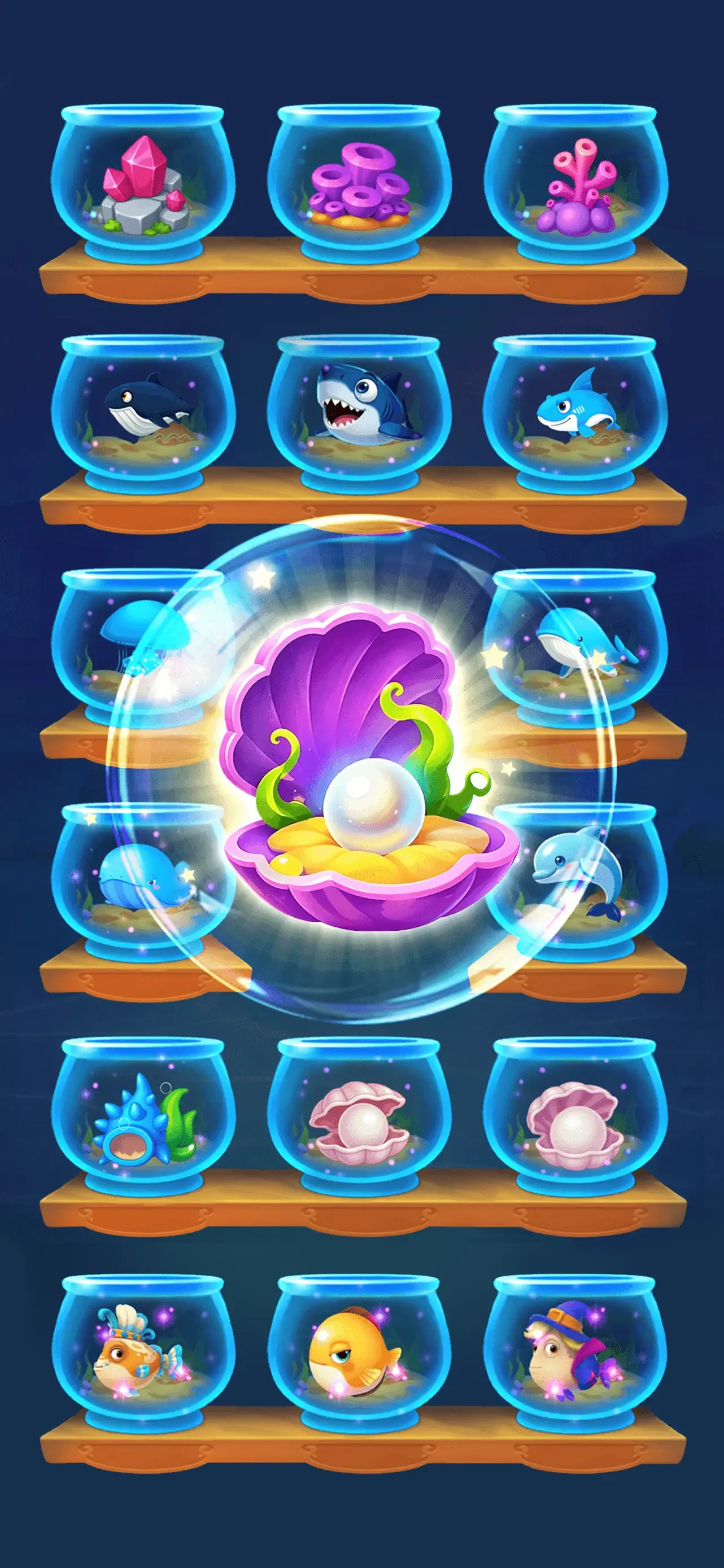Fish Sort Puzzle - Bubble Jam app store screenshot 6 — Games (iOS)