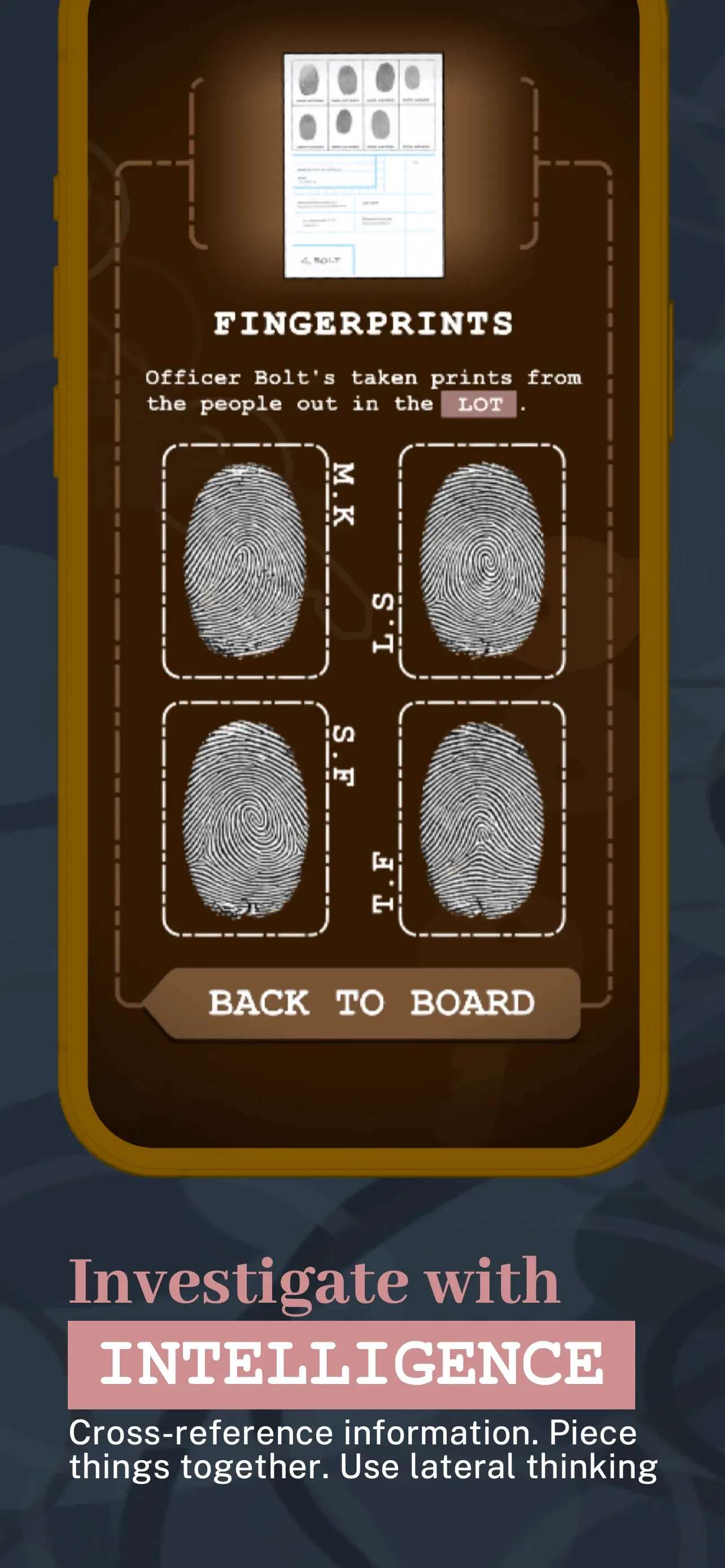 Mini Murder Mysteries app store screenshot 4 — Games (iOS)