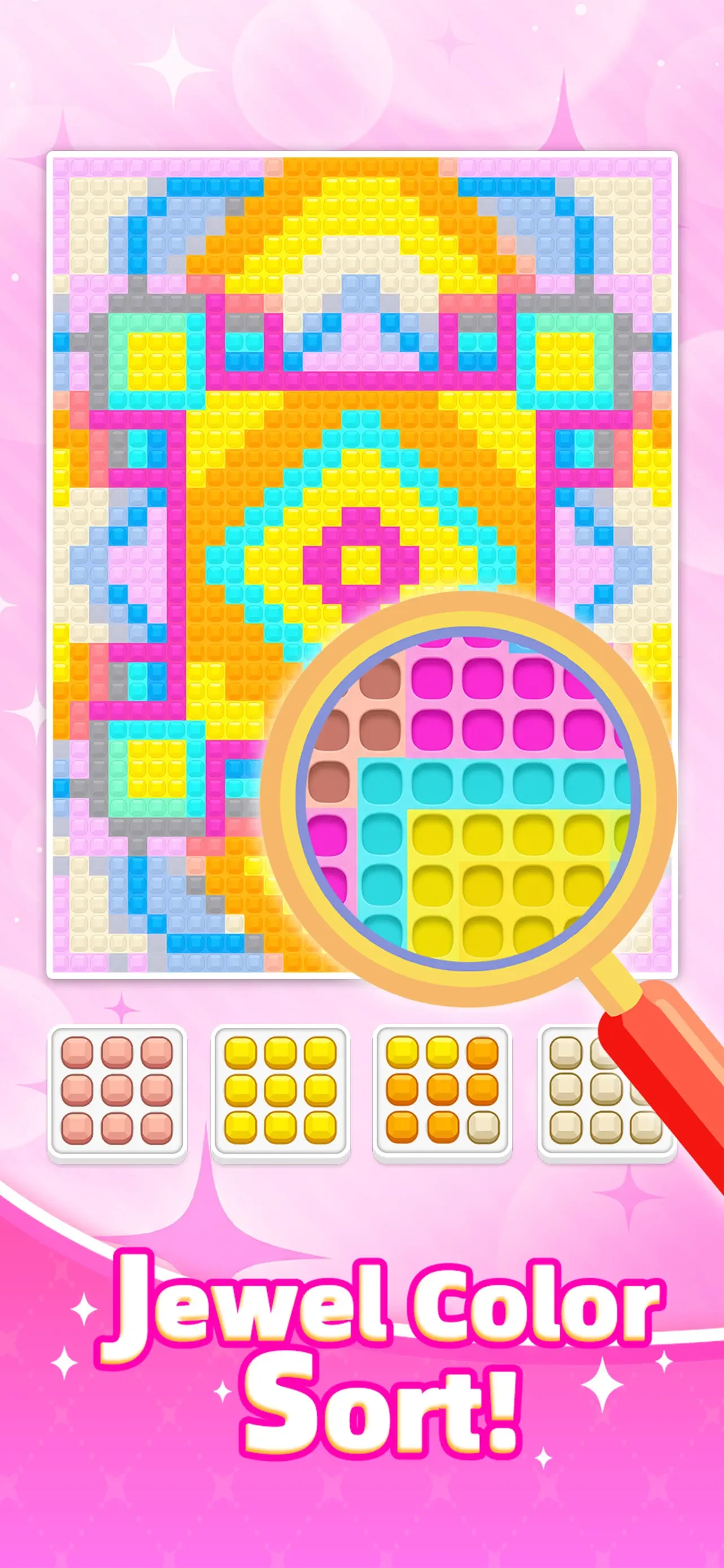 Jewel Color Sort: Diamond Game app store screenshot 4 — Games (iOS)