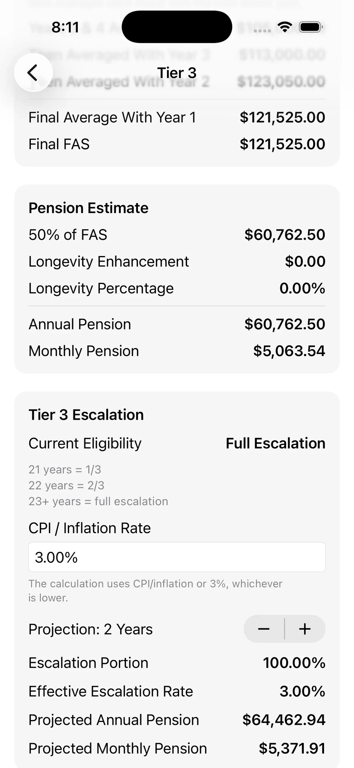 FDNY Retirement Planner app store screenshot 3 — Unknown (iOS)