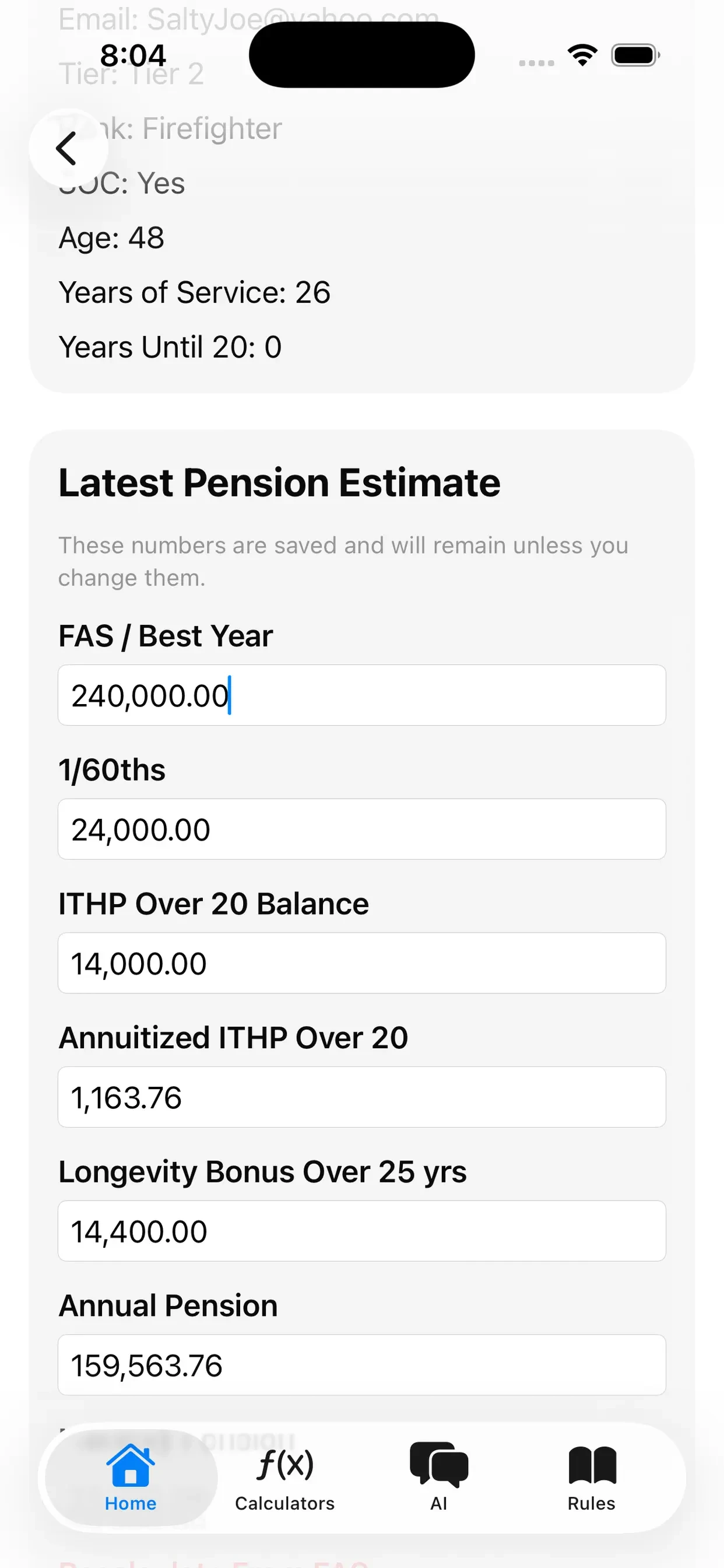 FDNY Retirement Planner app store screenshot 6 — Unknown (iOS)