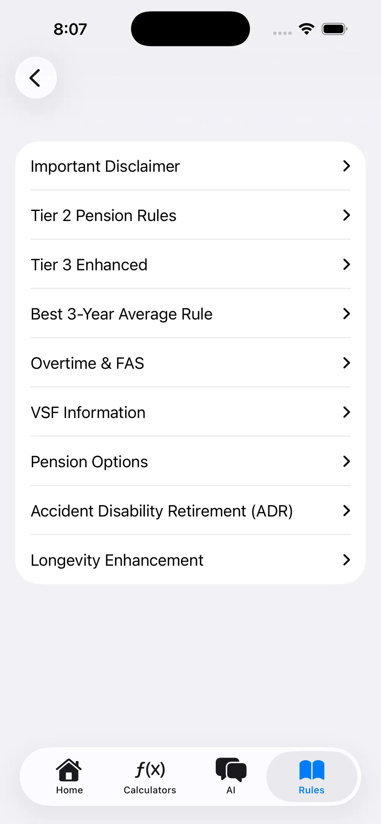 FDNY Retirement Planner app store screenshot 8 — Unknown (iOS)