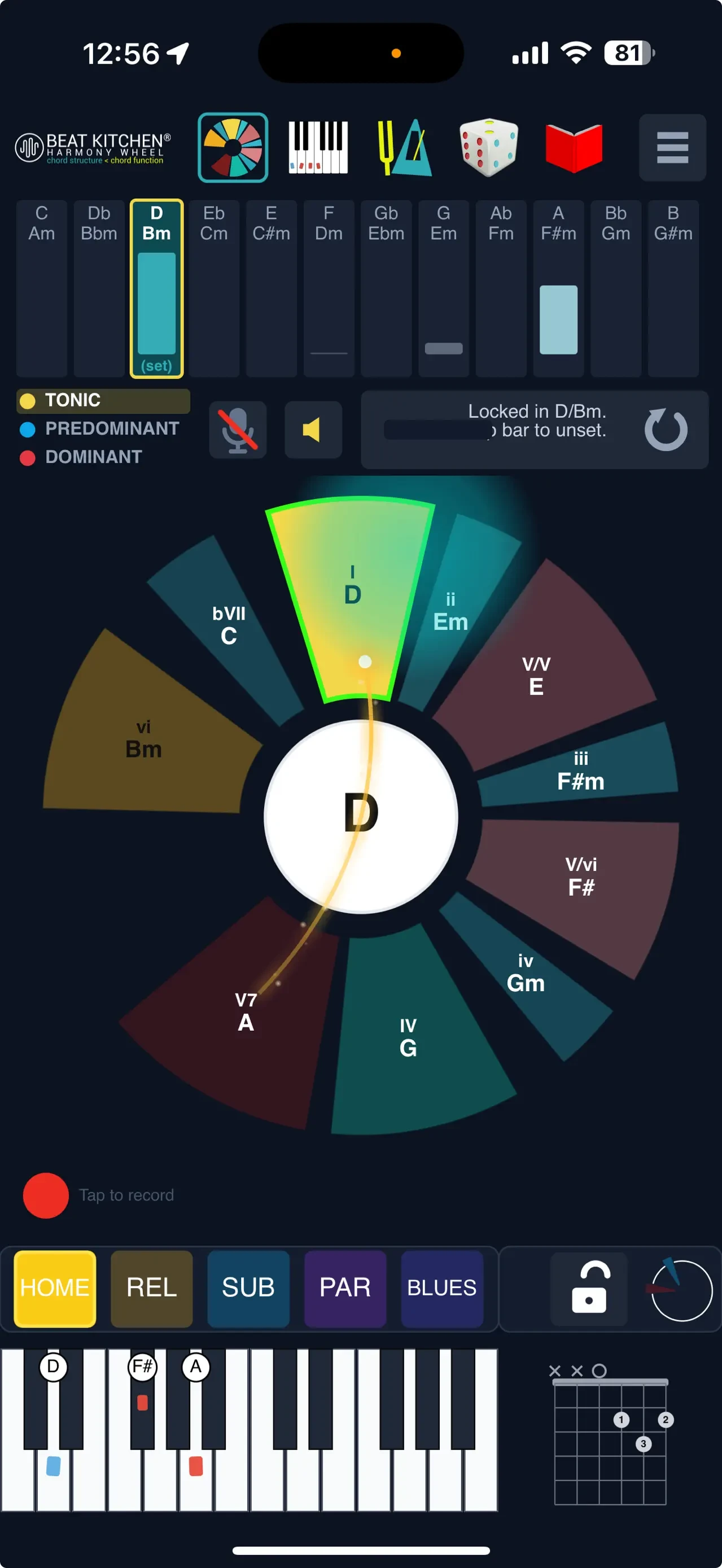 Beat Kitchen Harmony Wheel app store screenshot 1 — Unknown (iOS)