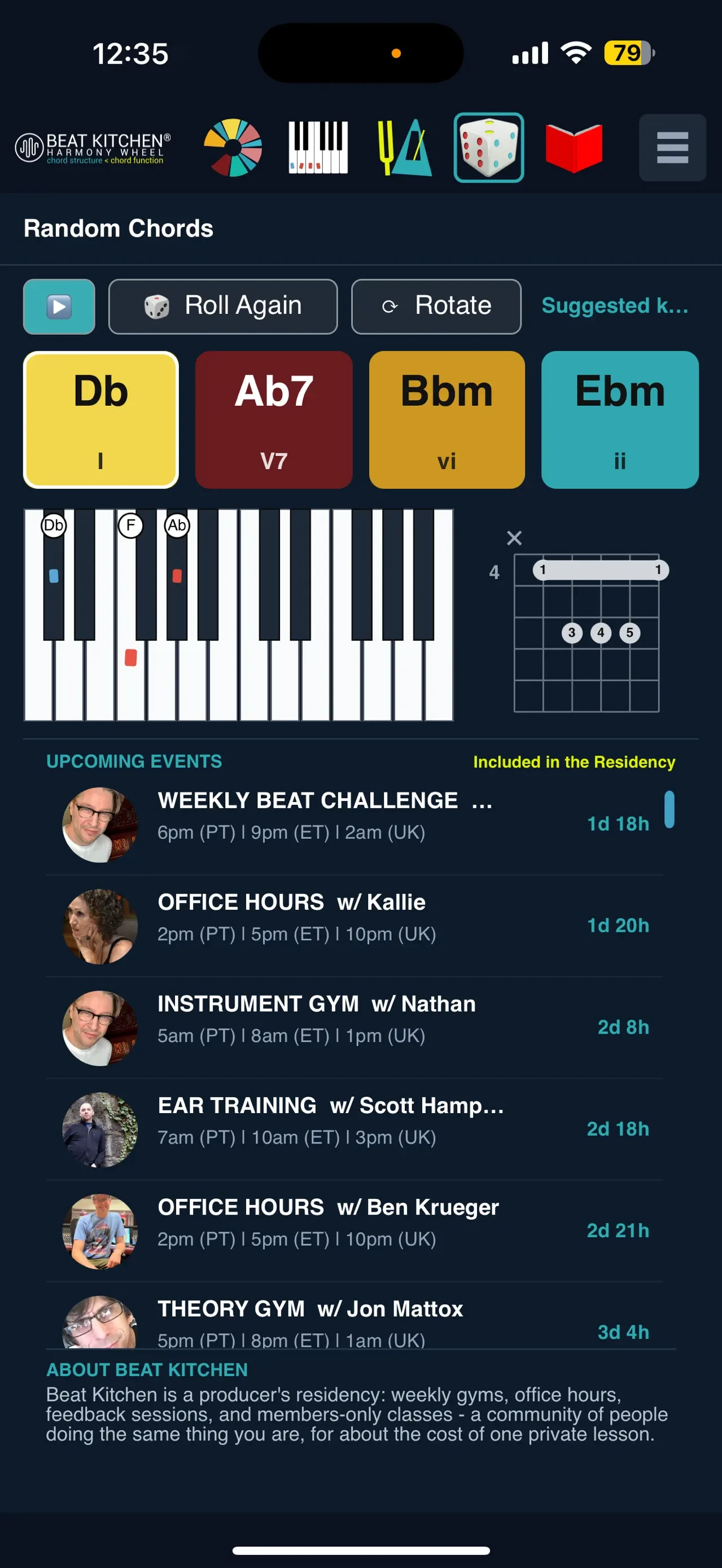 Beat Kitchen Harmony Wheel app store screenshot 4 — Unknown (iOS)