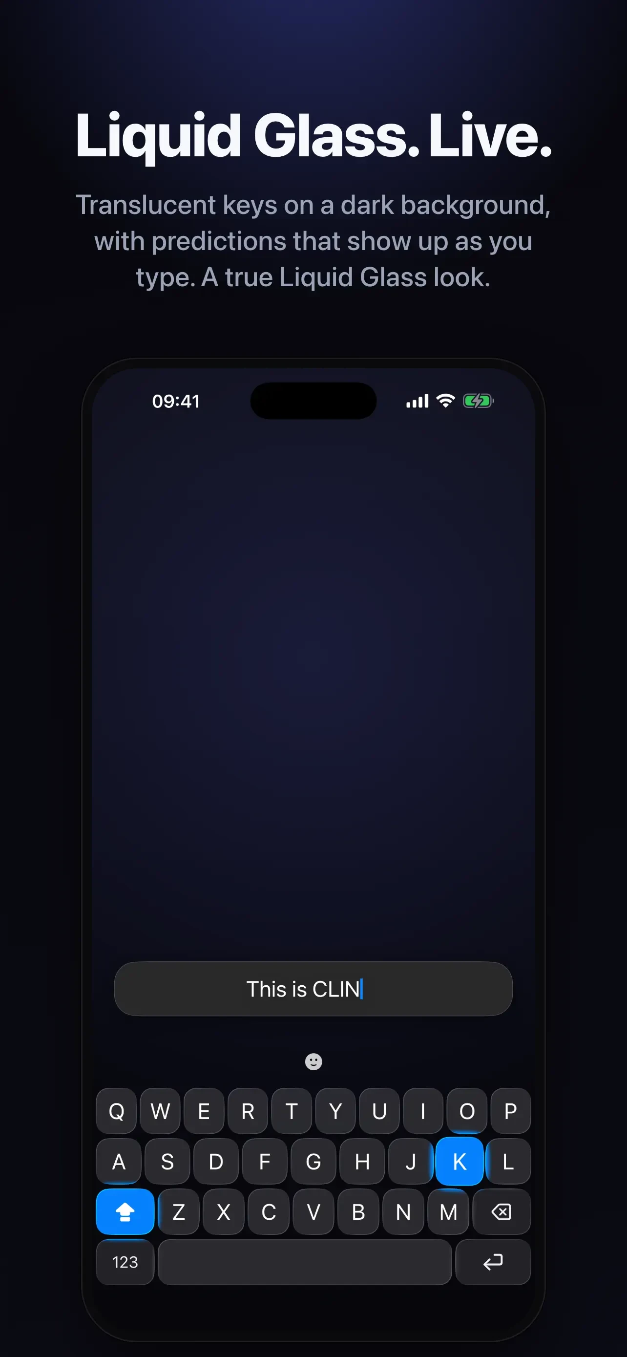 Clink: Custom Keyboards app store screenshot 1 — Unknown (iOS)