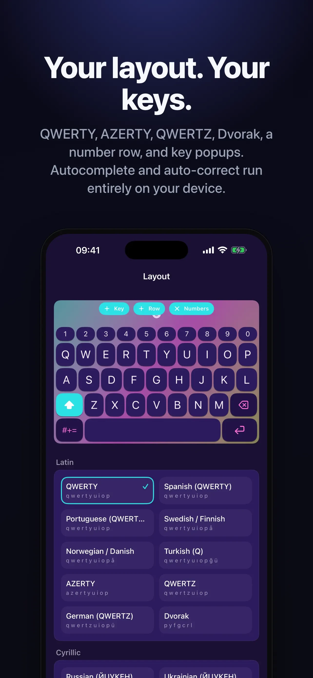 Clink: Custom Keyboards app store screenshot 4 — Unknown (iOS)