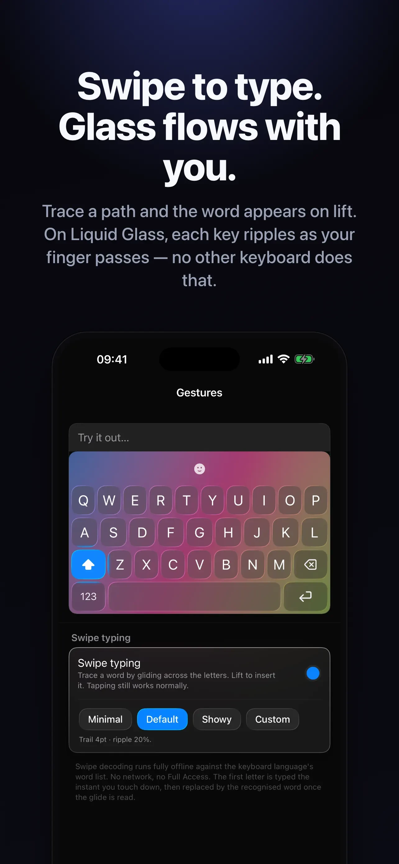 Clink: Custom Keyboards app store screenshot 5 — Unknown (iOS)