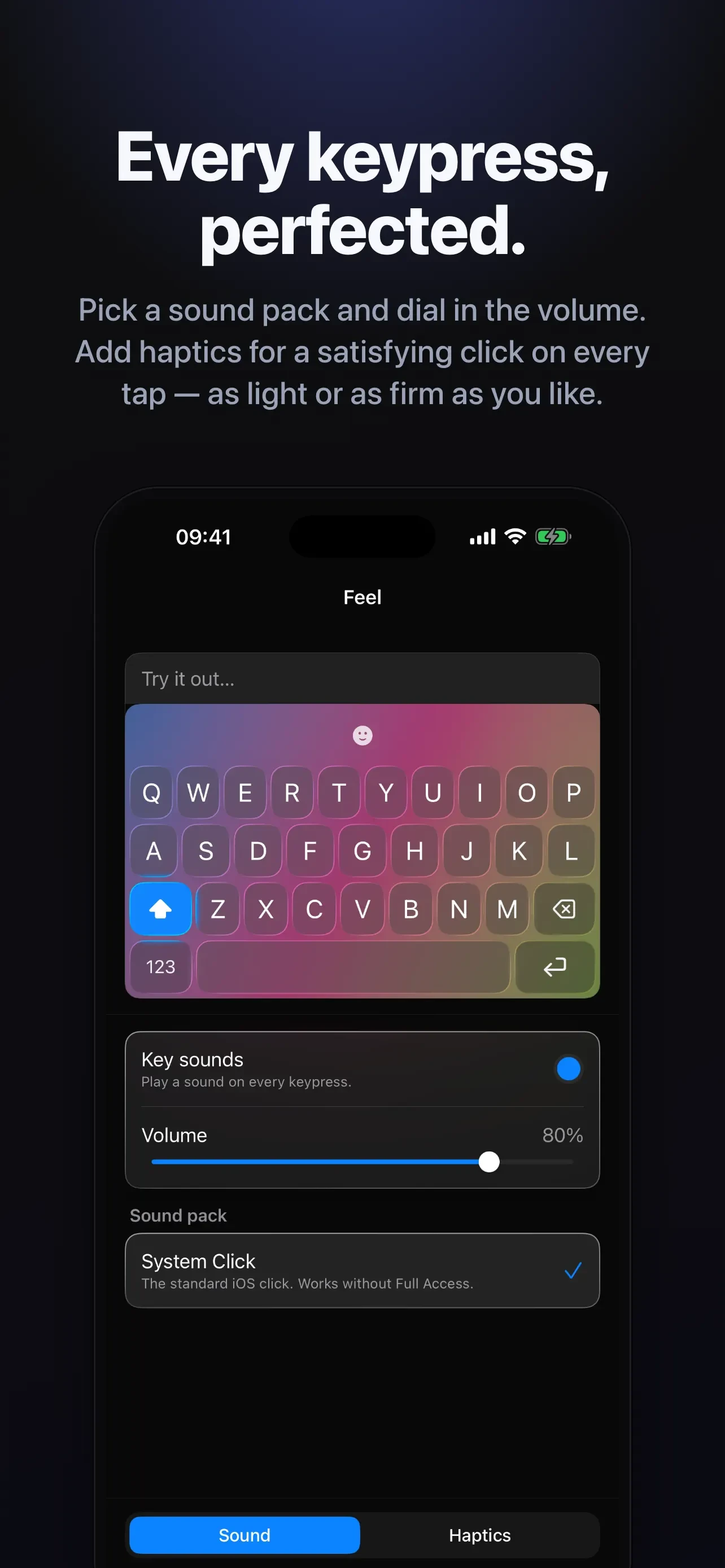 Clink: Custom Keyboards app store screenshot 7 — Unknown (iOS)