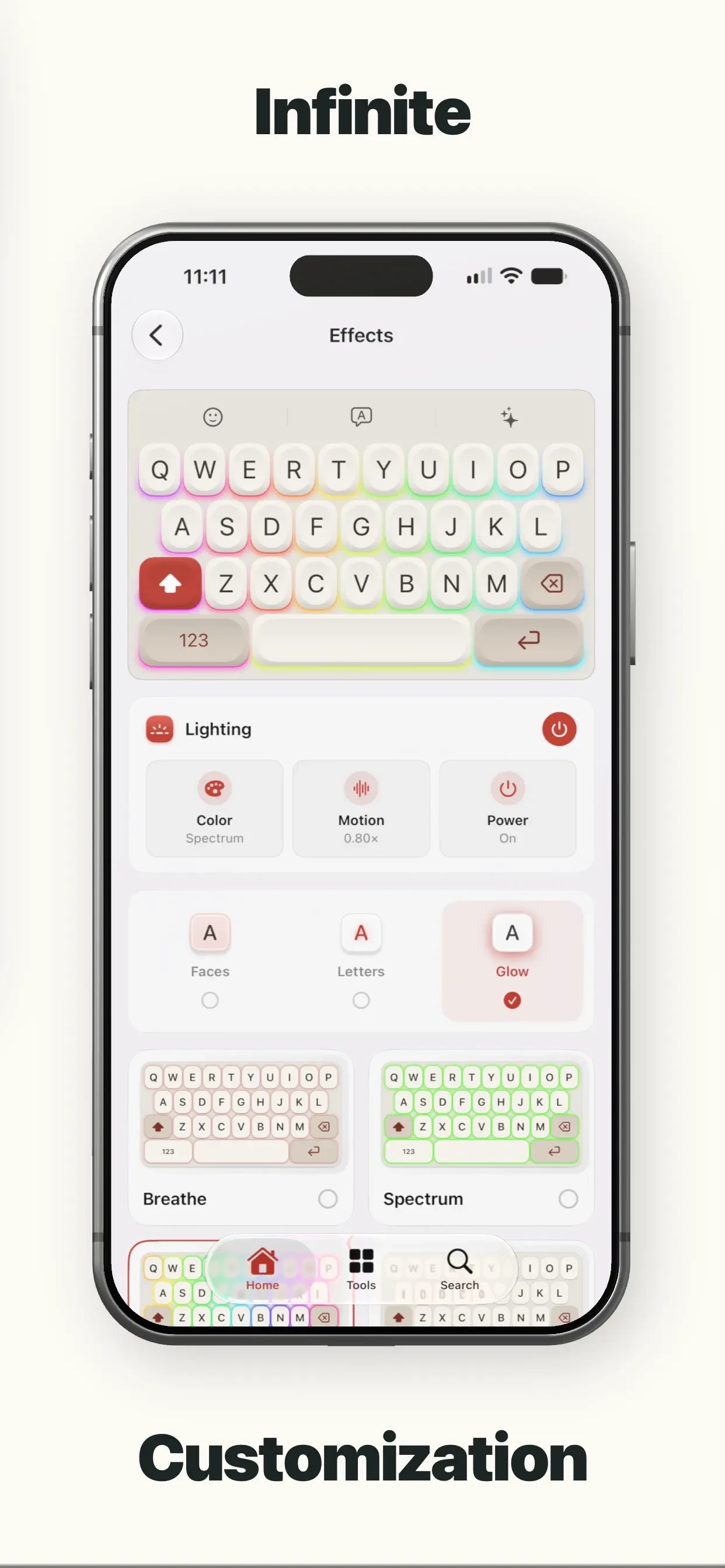 Clink: Custom Keyboards app store screenshot 5 — Utilities (iOS)
