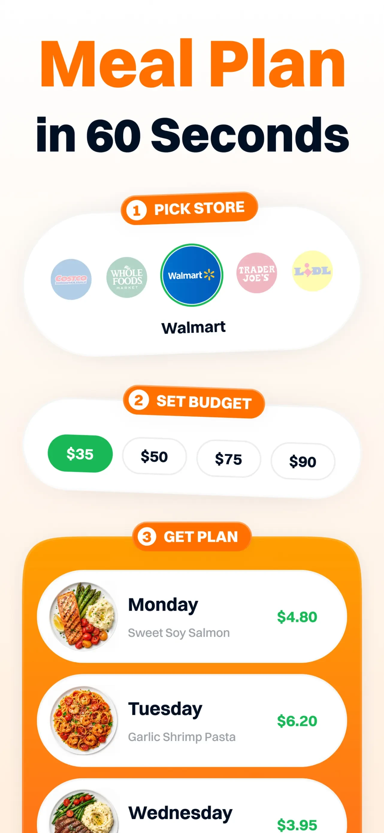 Potto: Meal Planner & Recipes app store screenshot 1 — Unknown (iOS)