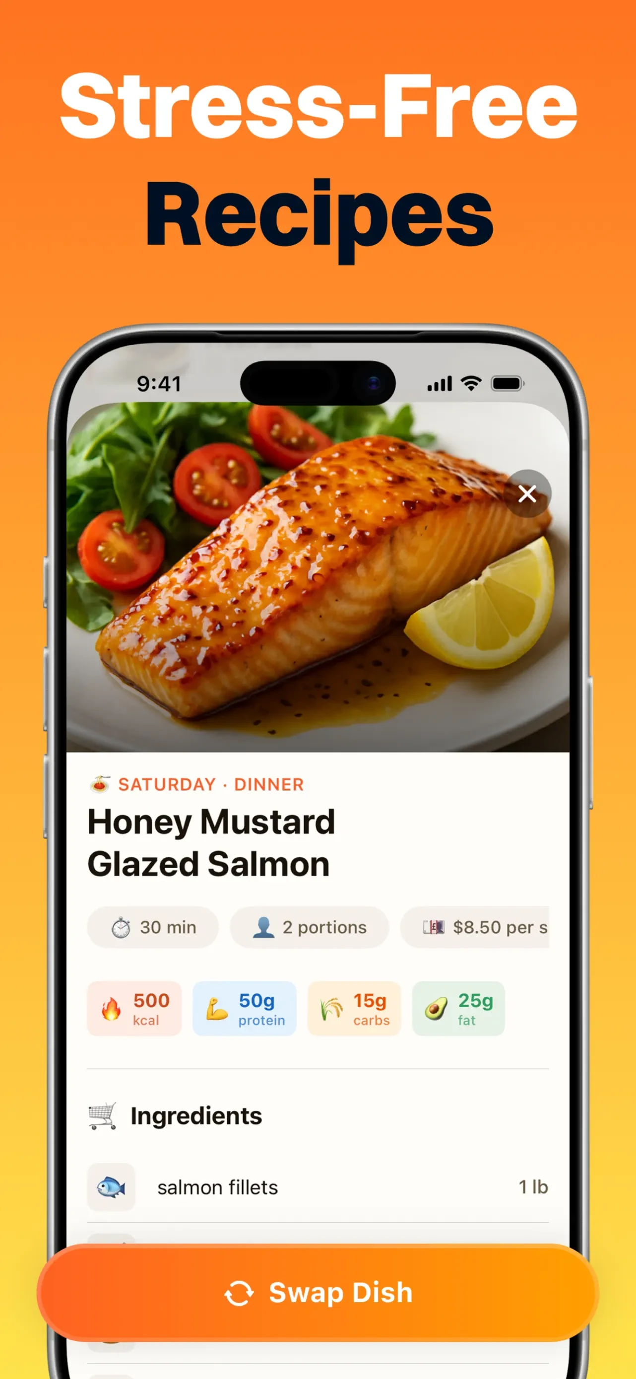 Potto: Meal Planner & Recipes app store screenshot 3 — Unknown (iOS)