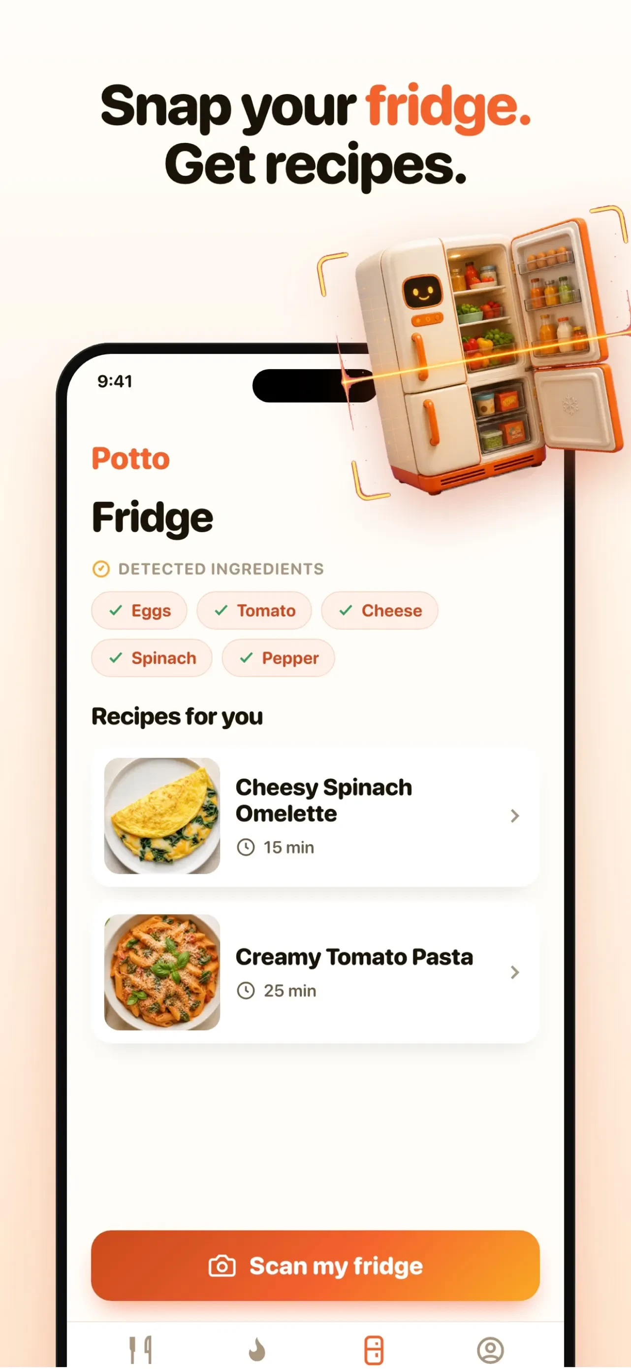 Potto: Meal Planner & Recipes app store screenshot 2 — Unknown (iOS)