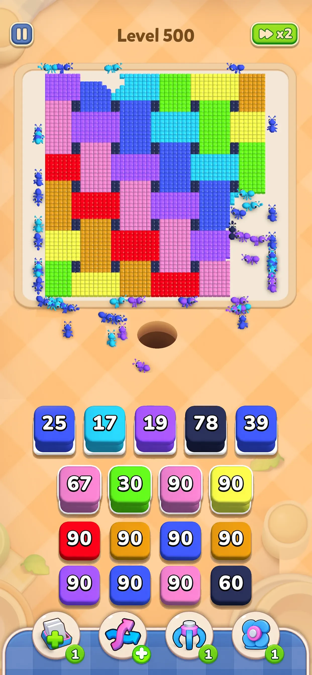 Colony Flow! app store screenshot 2 — Games (iOS)