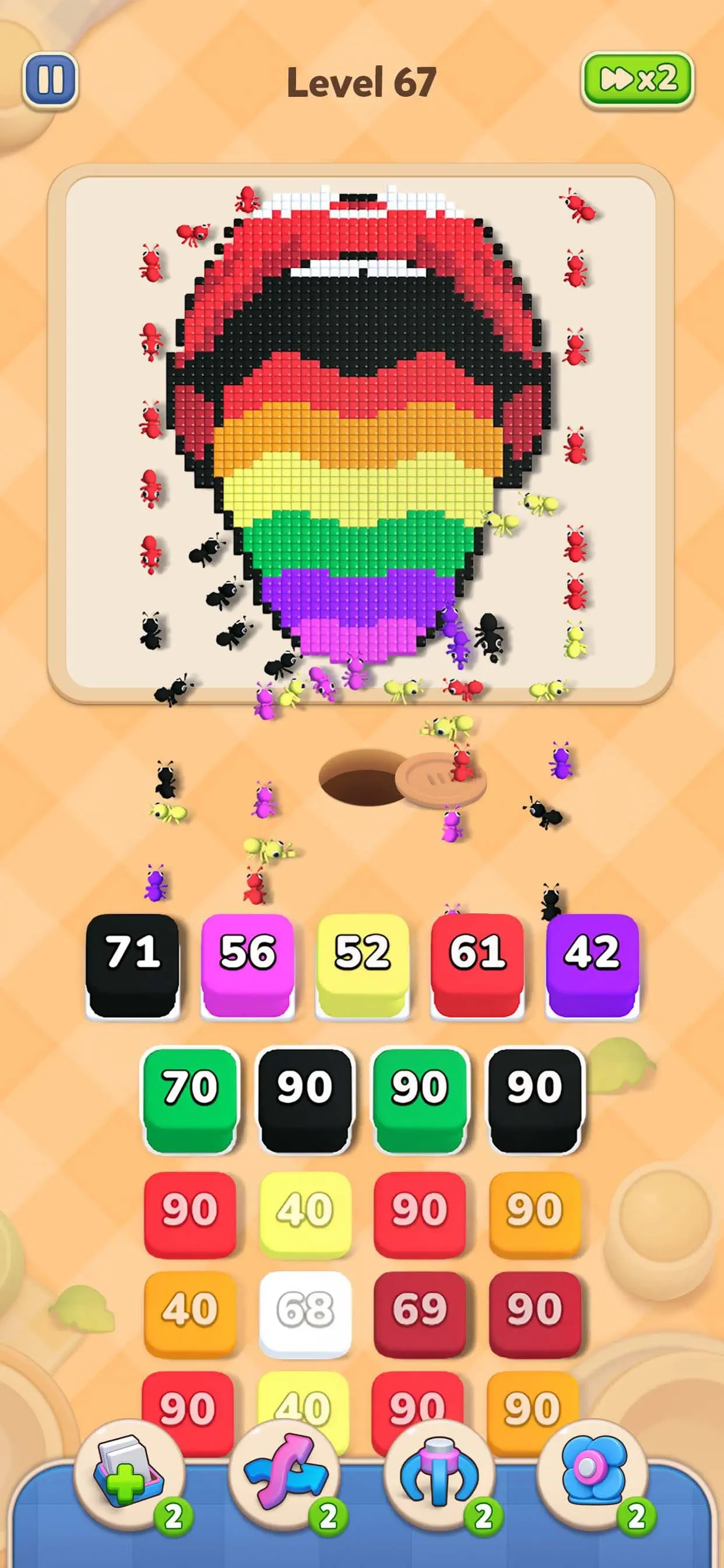 Colony Flow! app store screenshot 3 — Games (iOS)
