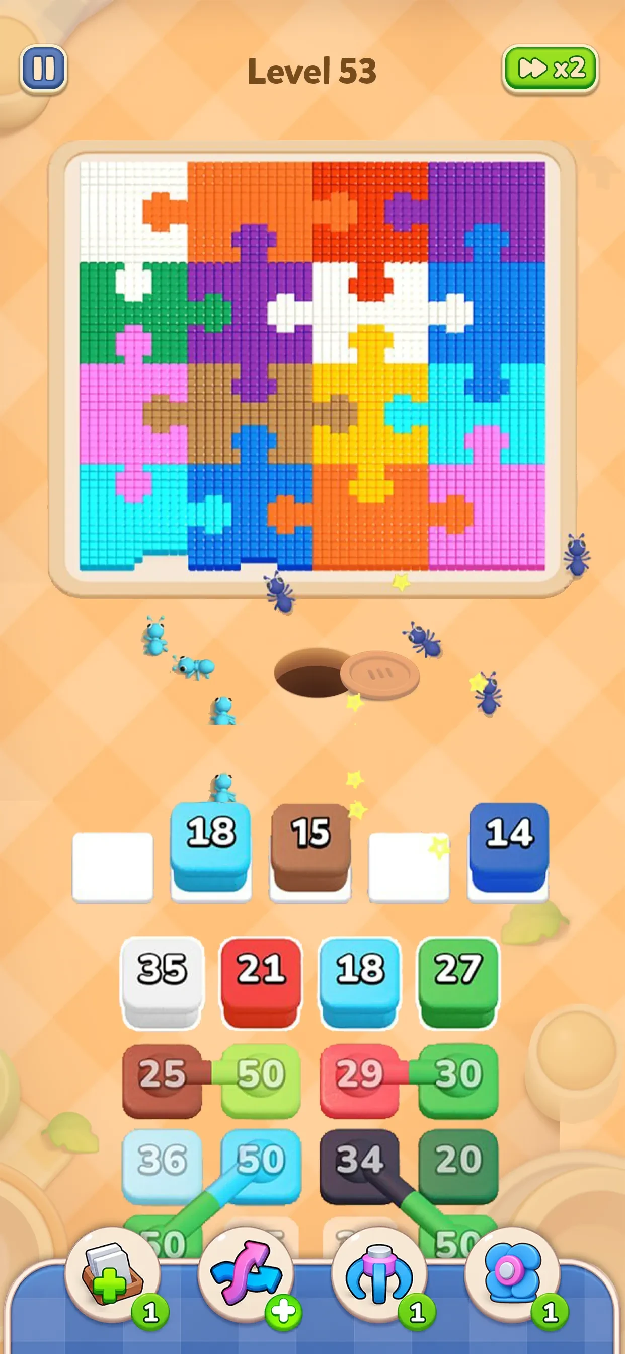 Colony Flow! app store screenshot 6 — Games (iOS)