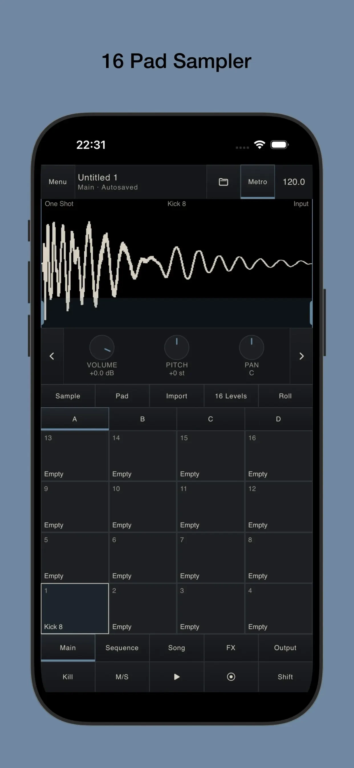 Resamplr app store screenshot 1 — Unknown (iOS)