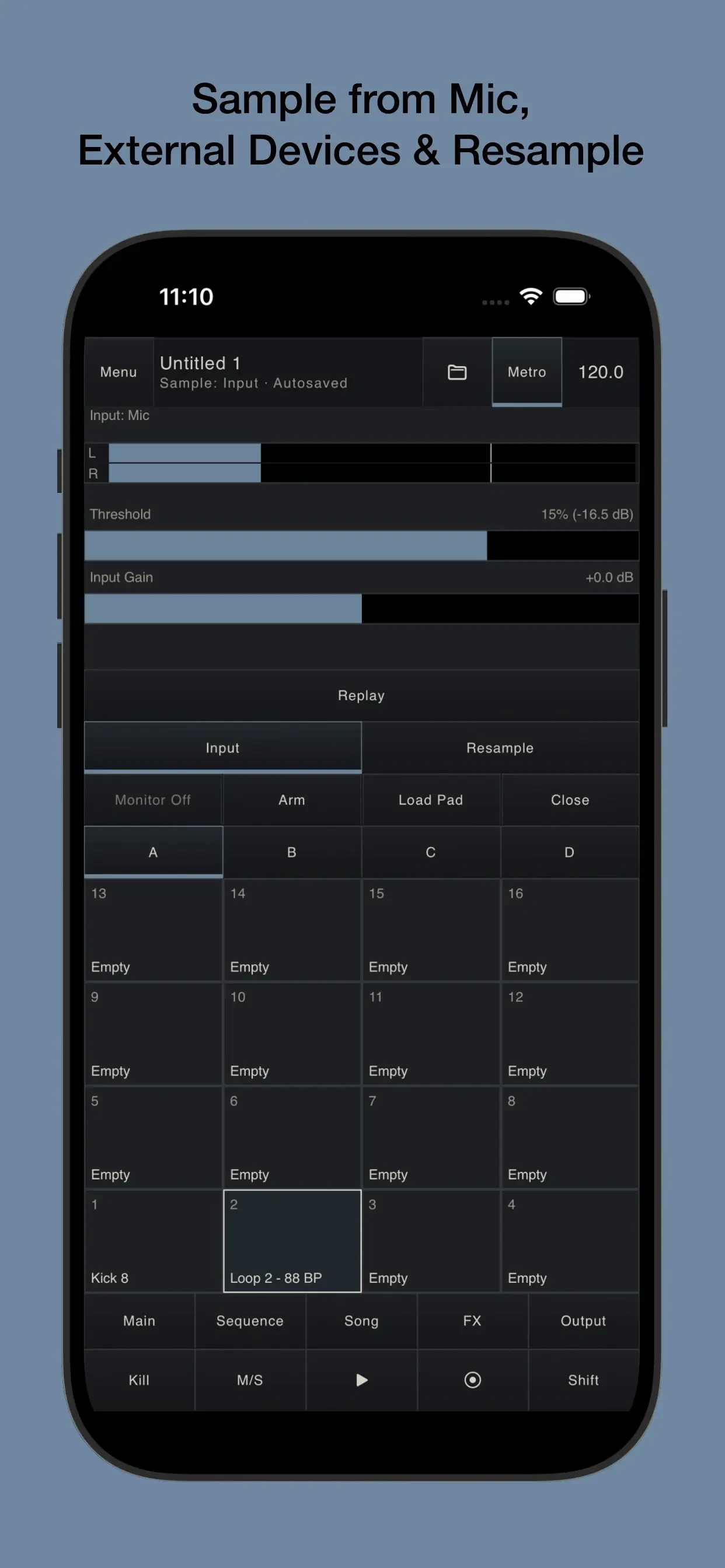 Resamplr app store screenshot 10 — Unknown (iOS)