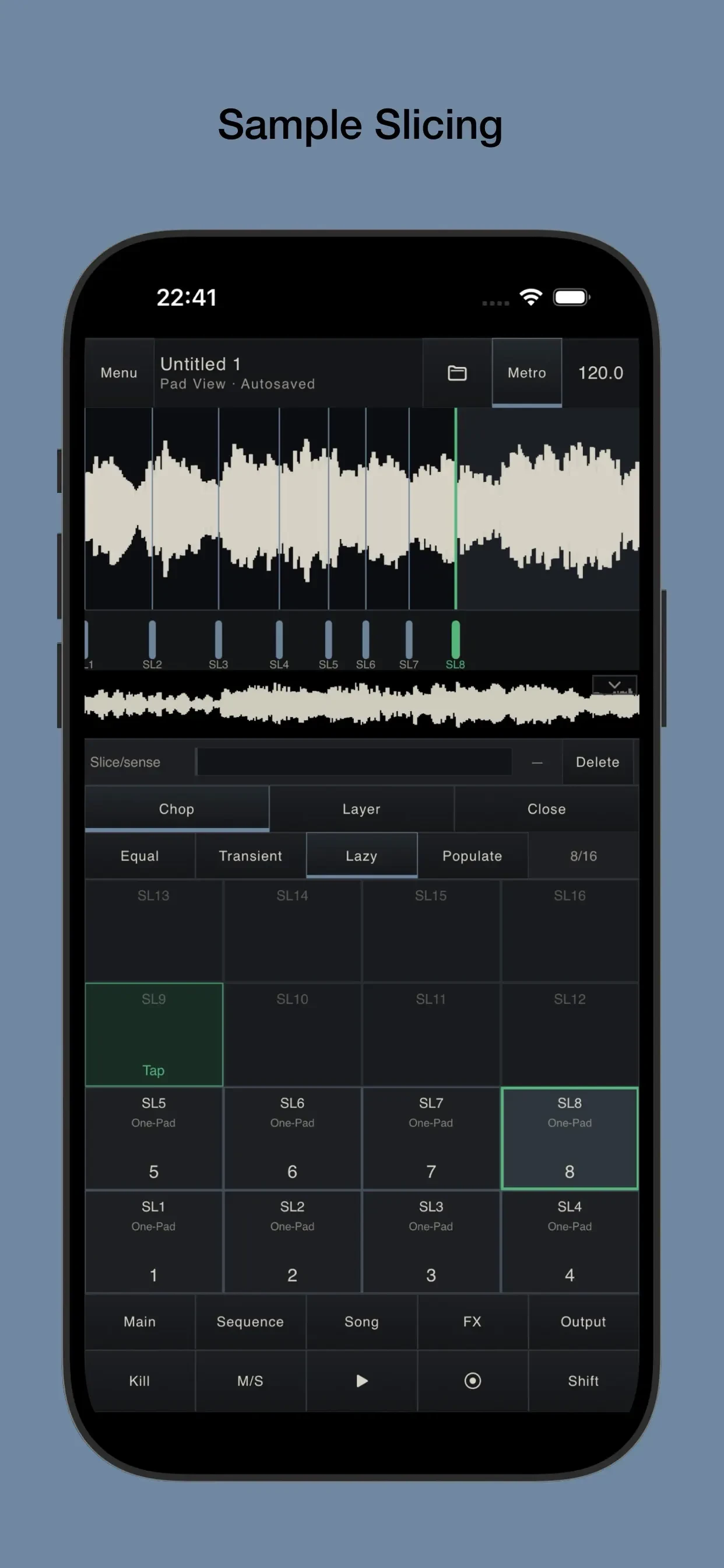 Resamplr app store screenshot 3 — Unknown (iOS)