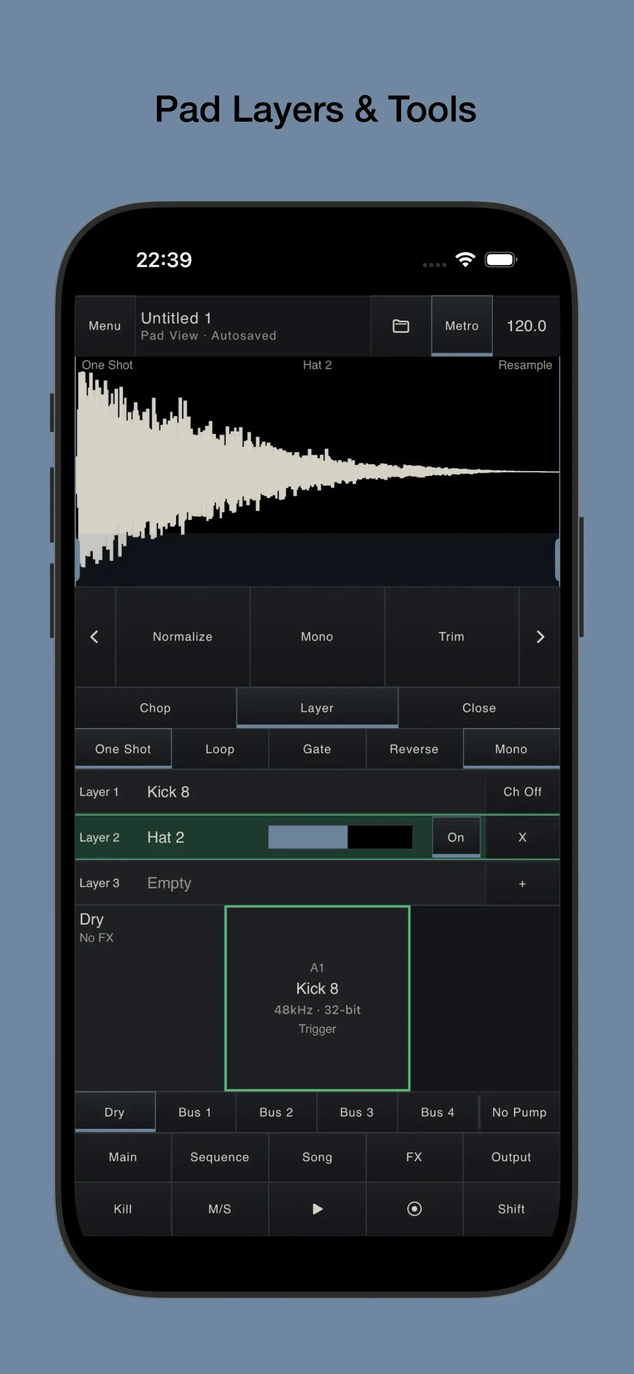 Resamplr app store screenshot 4 — Unknown (iOS)