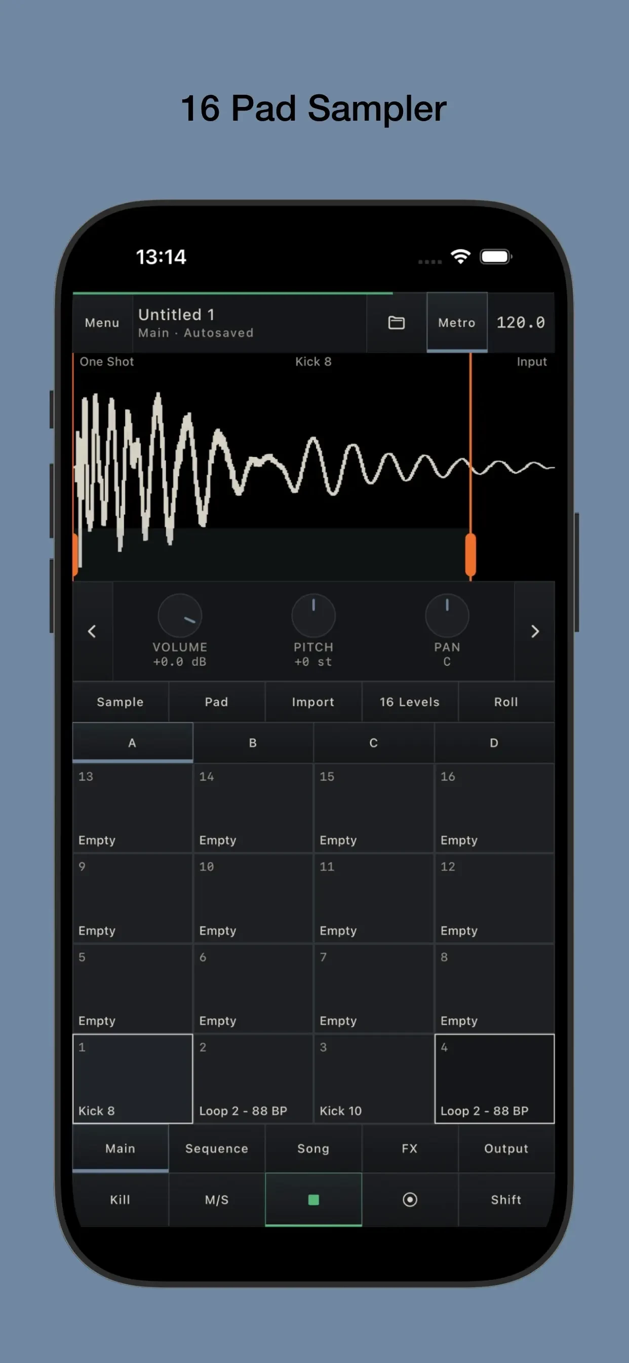 Resamplr app store screenshot 1 — Unknown (iOS)