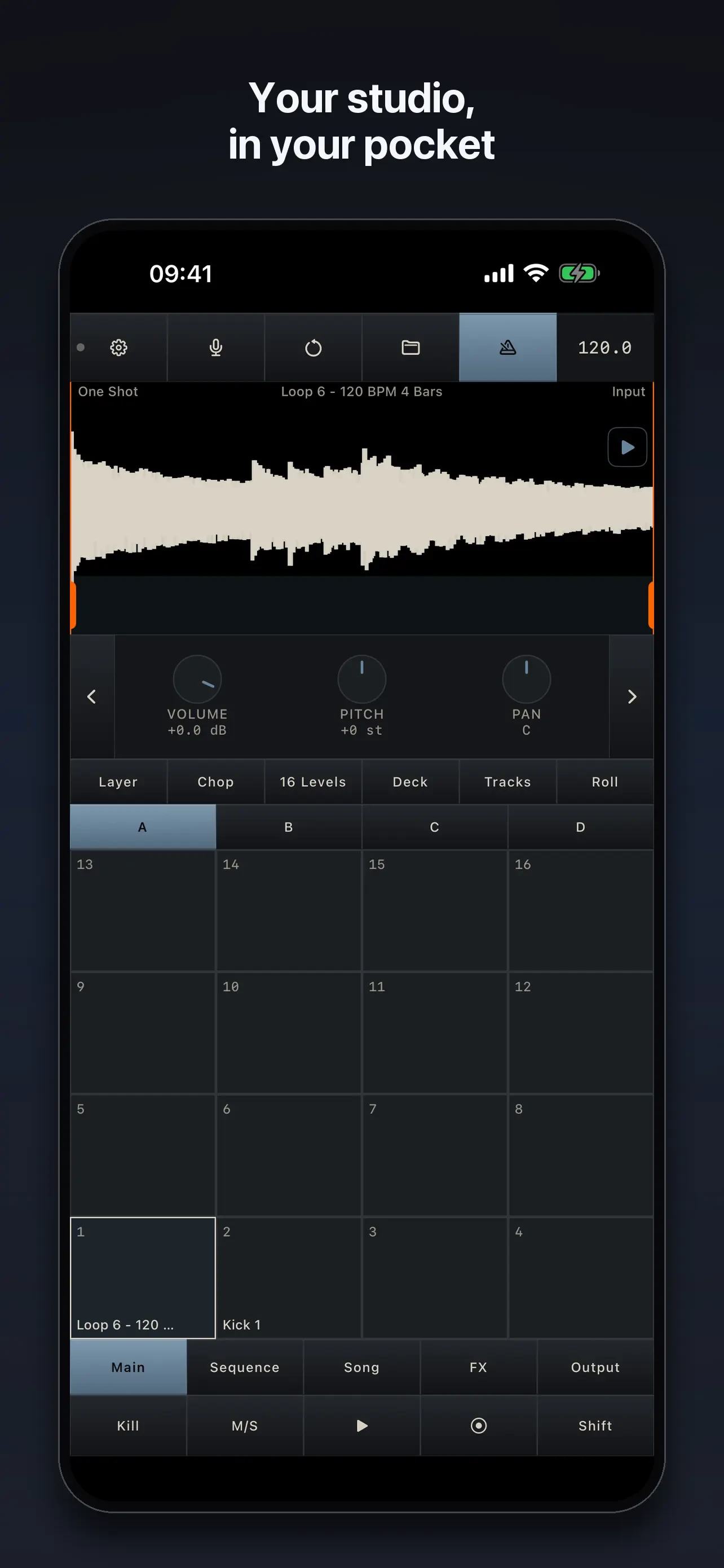 Resamplr app store screenshot 1 — Unknown (iOS)
