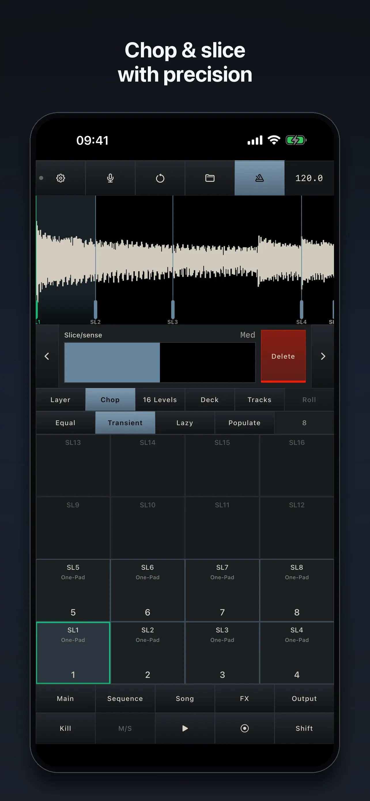 Resamplr app store screenshot 3 — Unknown (iOS)