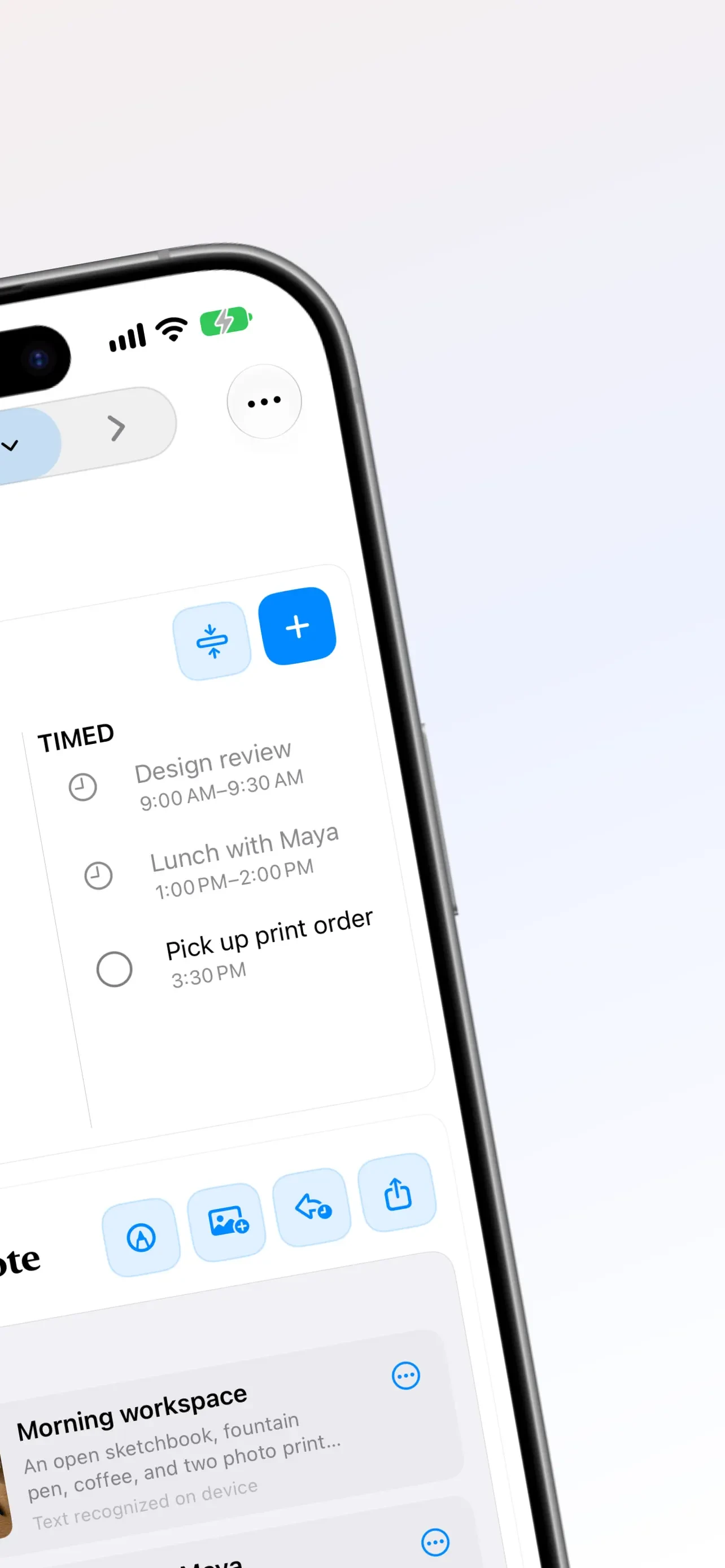Parchment: Agenda & Daily Note app store screenshot 2 — Unknown (iOS)
