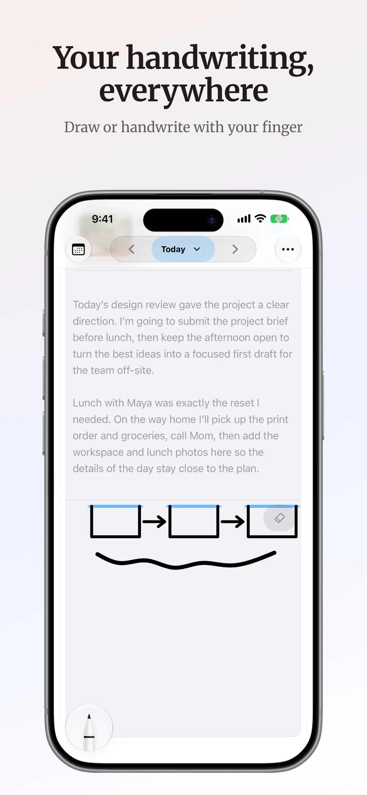 Parchment: Agenda & Daily Note app store screenshot 6 — Unknown (iOS)