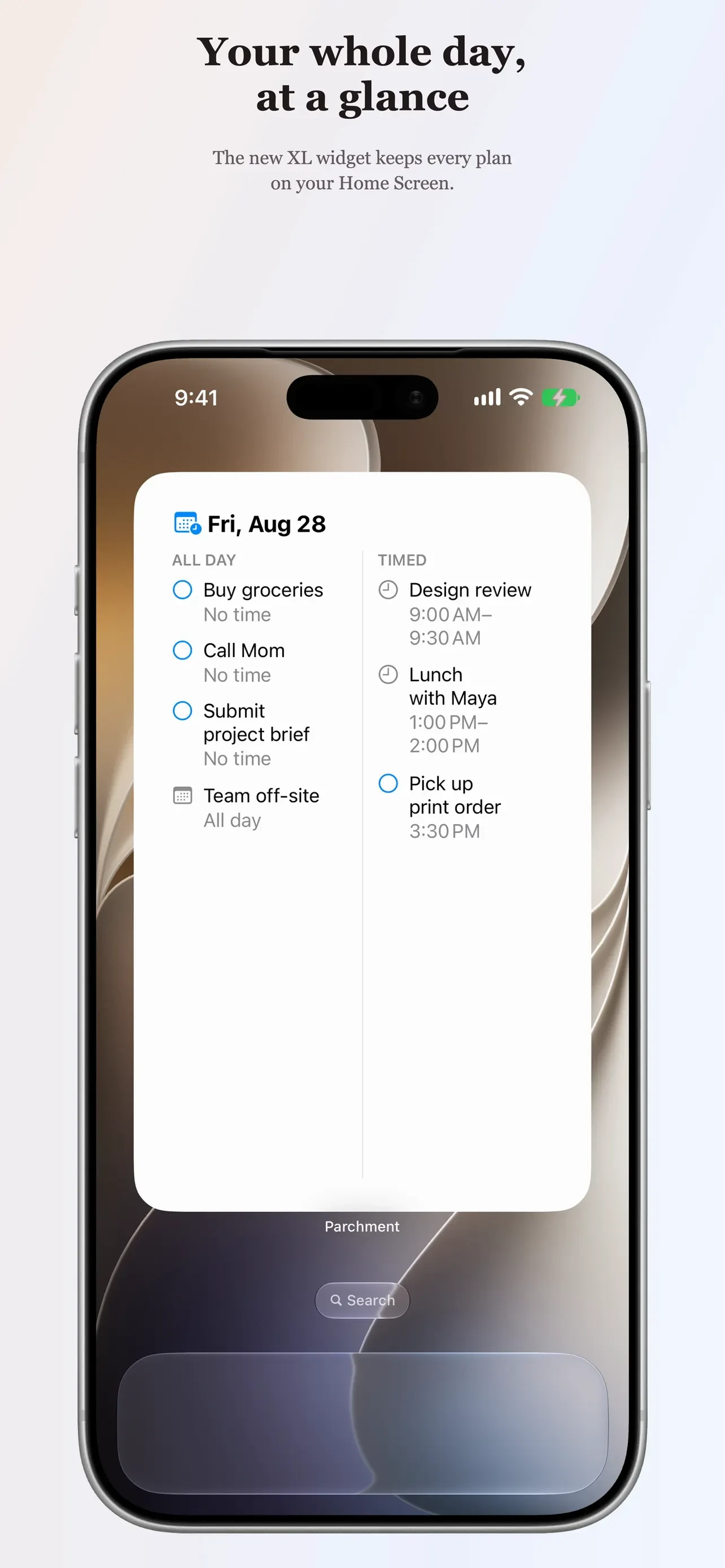 Parchment: Agenda & Daily Note app store screenshot 7 — Unknown (iOS)