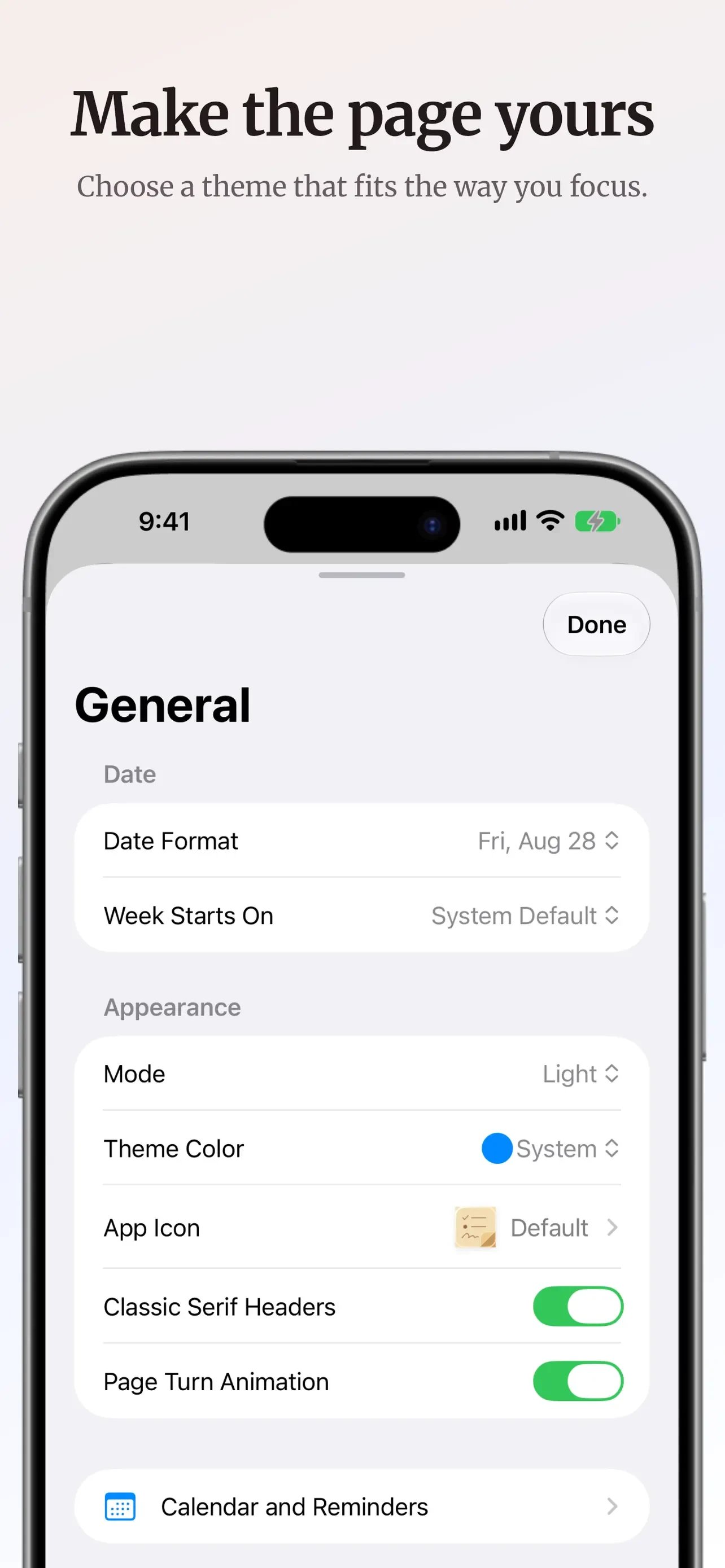 Parchment: Agenda & Daily Note app store screenshot 8 — Unknown (iOS)