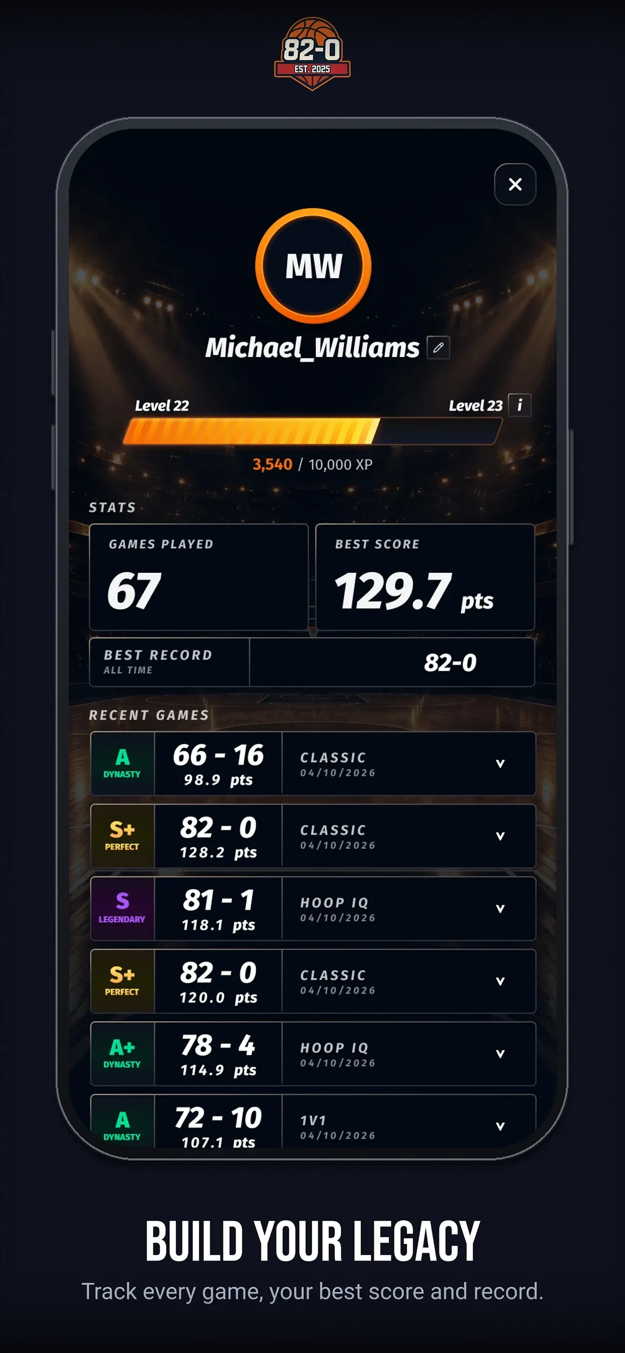 82-0.com app store screenshot 4 — Games (iOS)