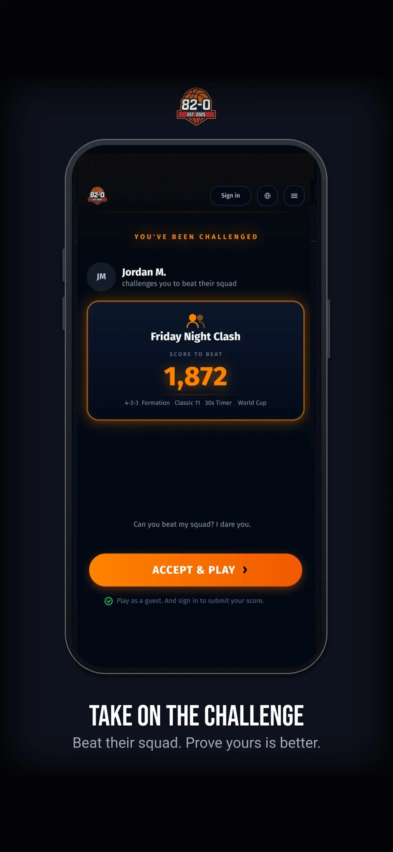 82-0.com app store screenshot 4 — Games (iOS)