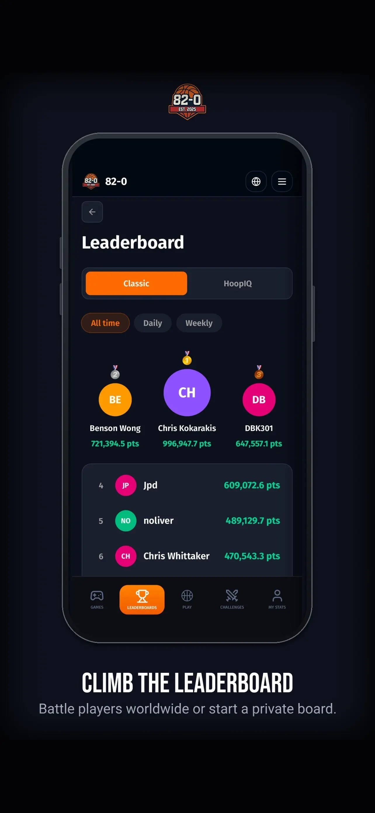 82-0.com app store screenshot 5 — Games (iOS)