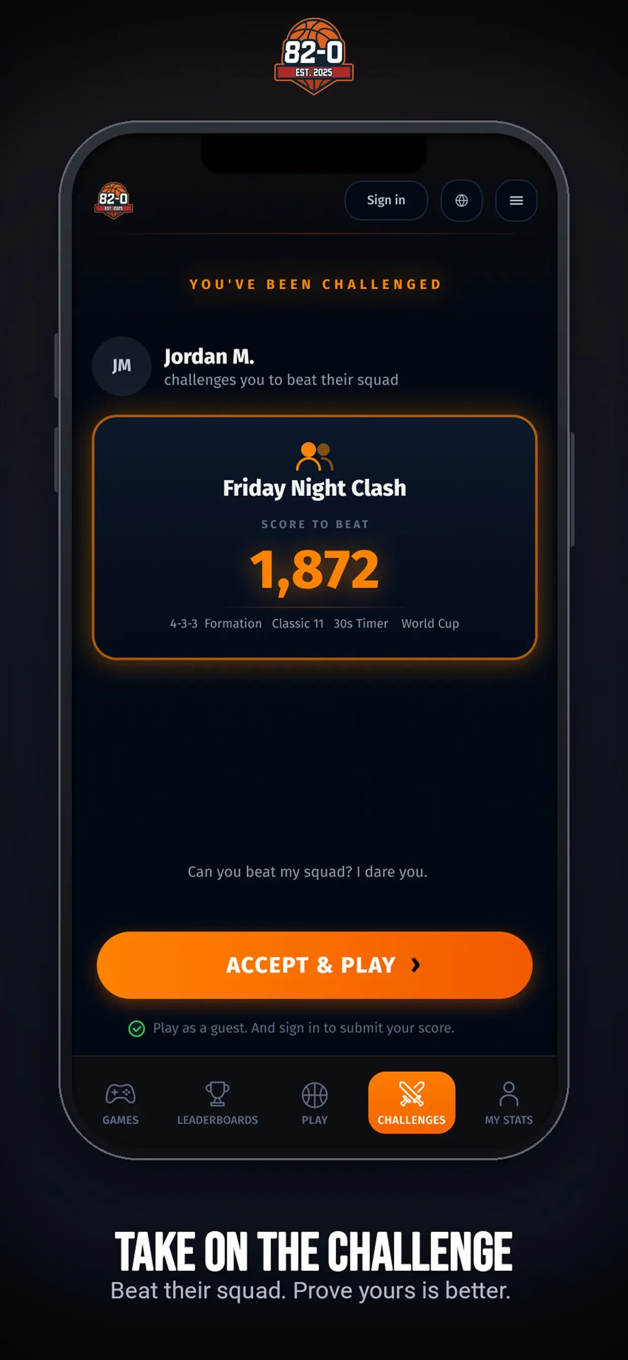 82-0.com app store screenshot 4 — Games (iOS)