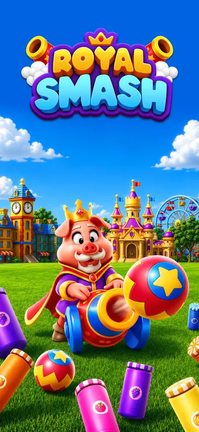 Royal Smash! : Physics Puzzle app store screenshot 1 — Games (iOS)