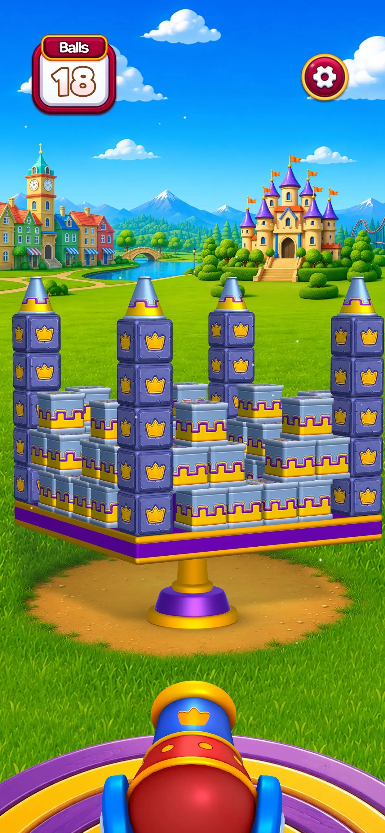 Royal Smash! : Physics Puzzle app store screenshot 4 — Games (iOS)