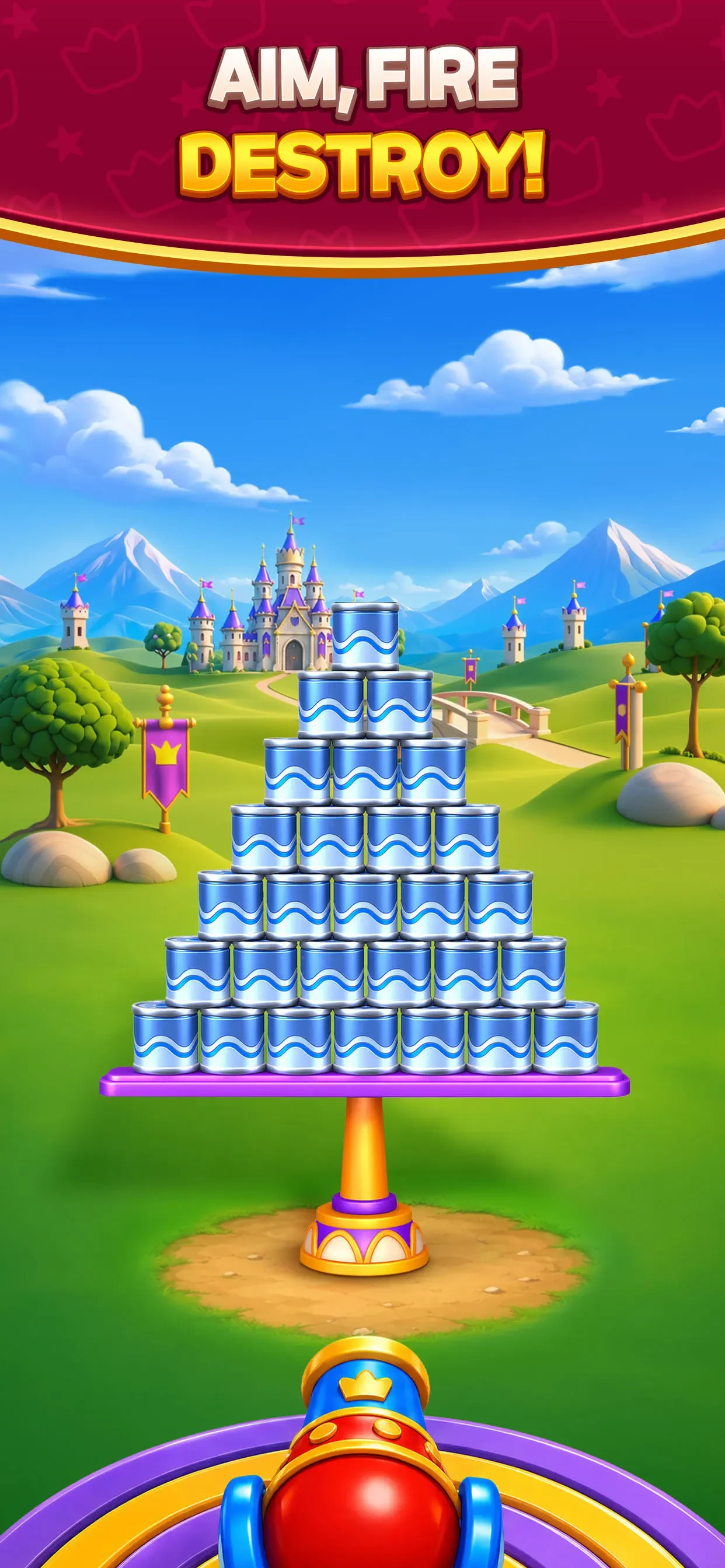 Royal Smash! - Physics Puzzle app store screenshot 1 — Games (iOS)