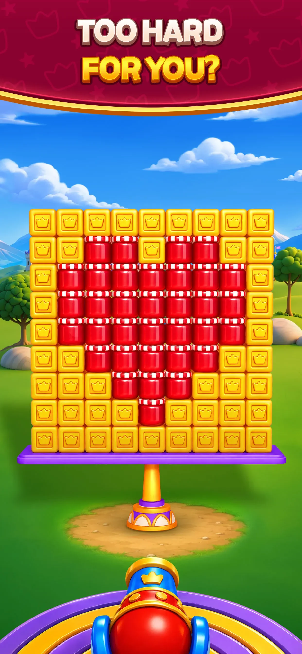 Royal Smash! - Physics Puzzle app store screenshot 3 — Games (iOS)