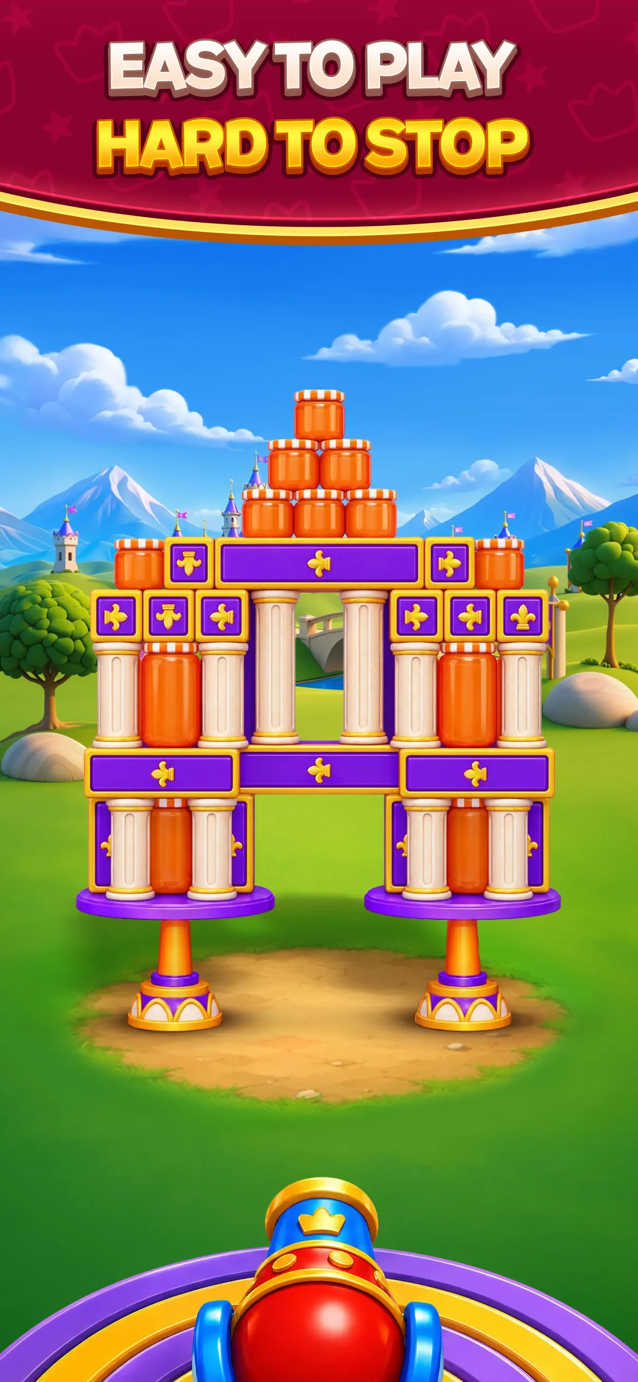 Royal Smash! - Physics Puzzle app store screenshot 5 — Games (iOS)