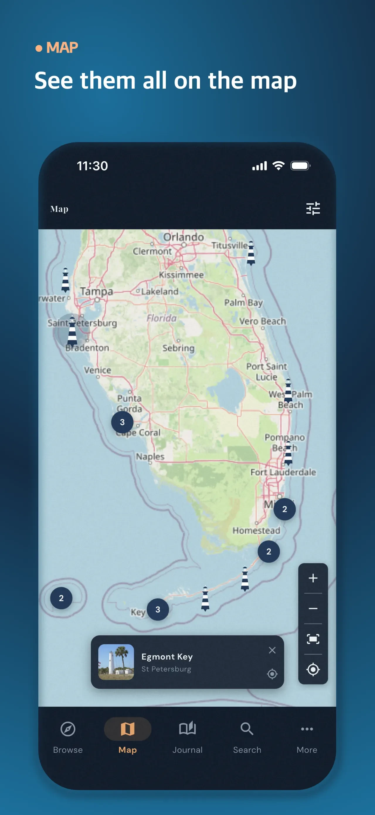U.S. Lighthouse Guide app store screenshot 6 — Unknown (iOS)