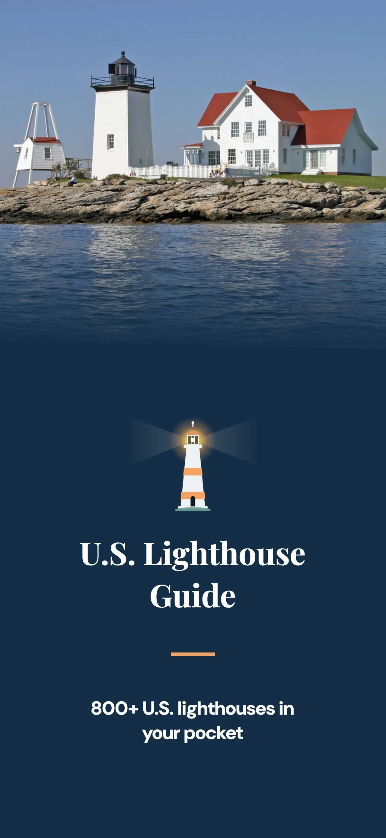 U.S. Lighthouse Guide app store screenshot 1 — Unknown (iOS)
