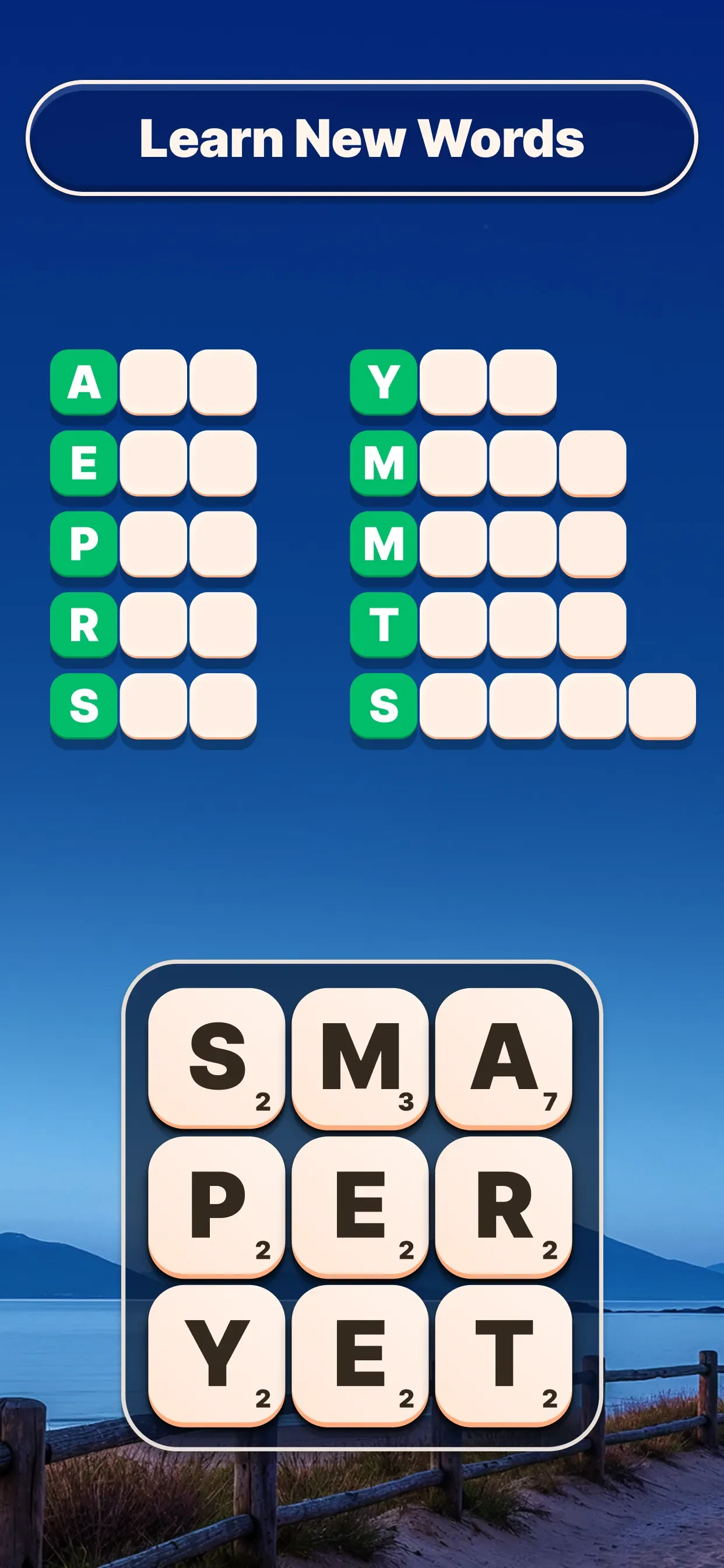 Word Tiles - Relaxing Puzzle app store screenshot 4 — Games (iOS)