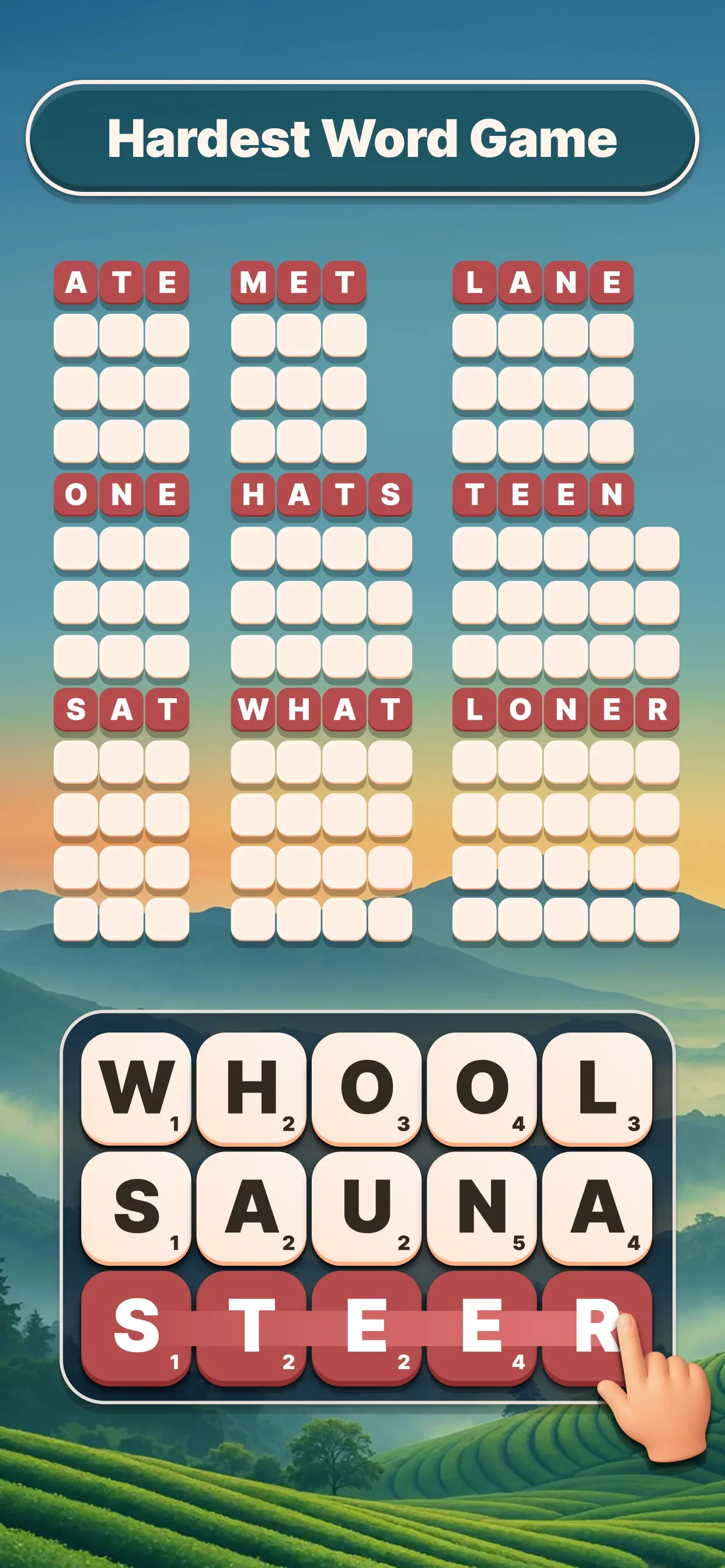 Word Tiles - Relaxing Puzzle app store screenshot 5 — Games (iOS)