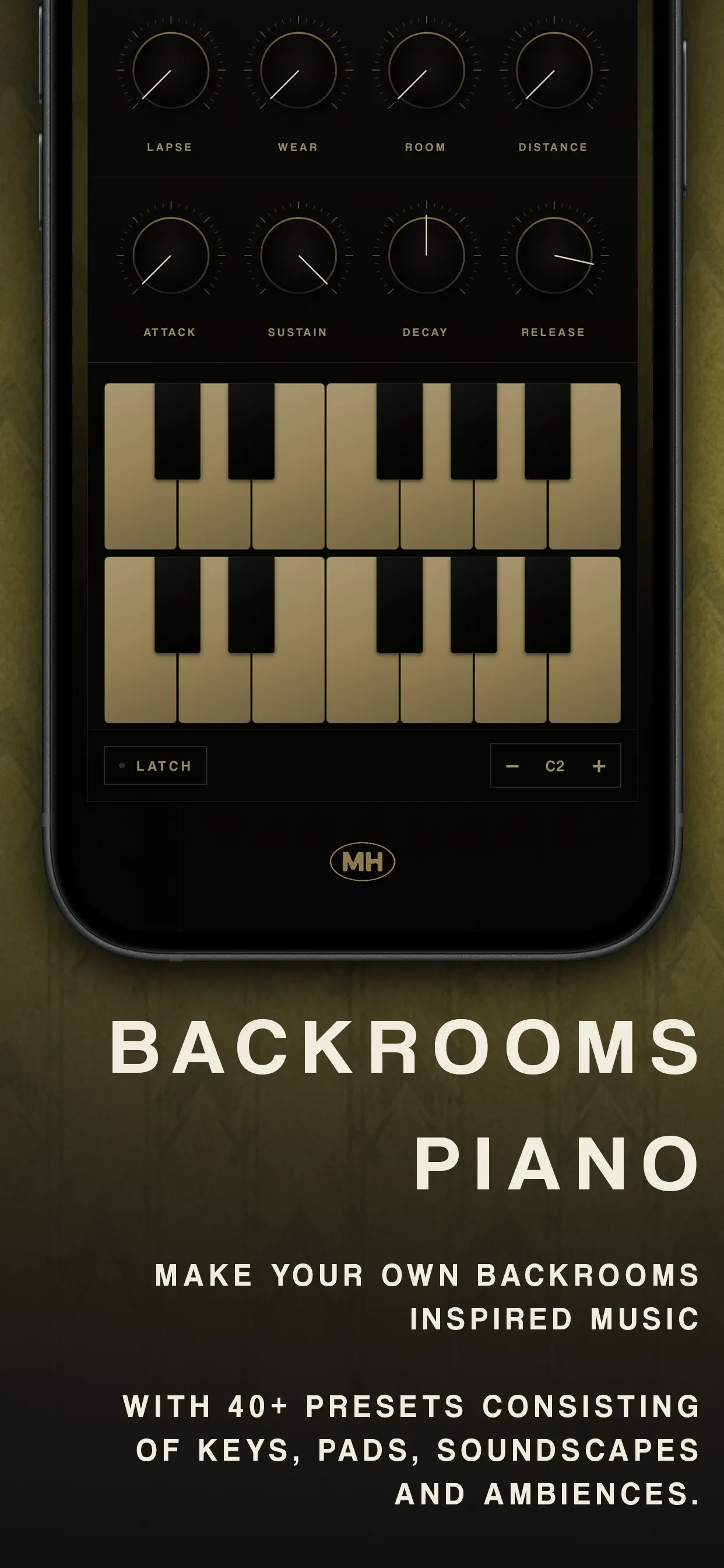 Backrooms Piano app store screenshot 2 — Unknown (iOS)