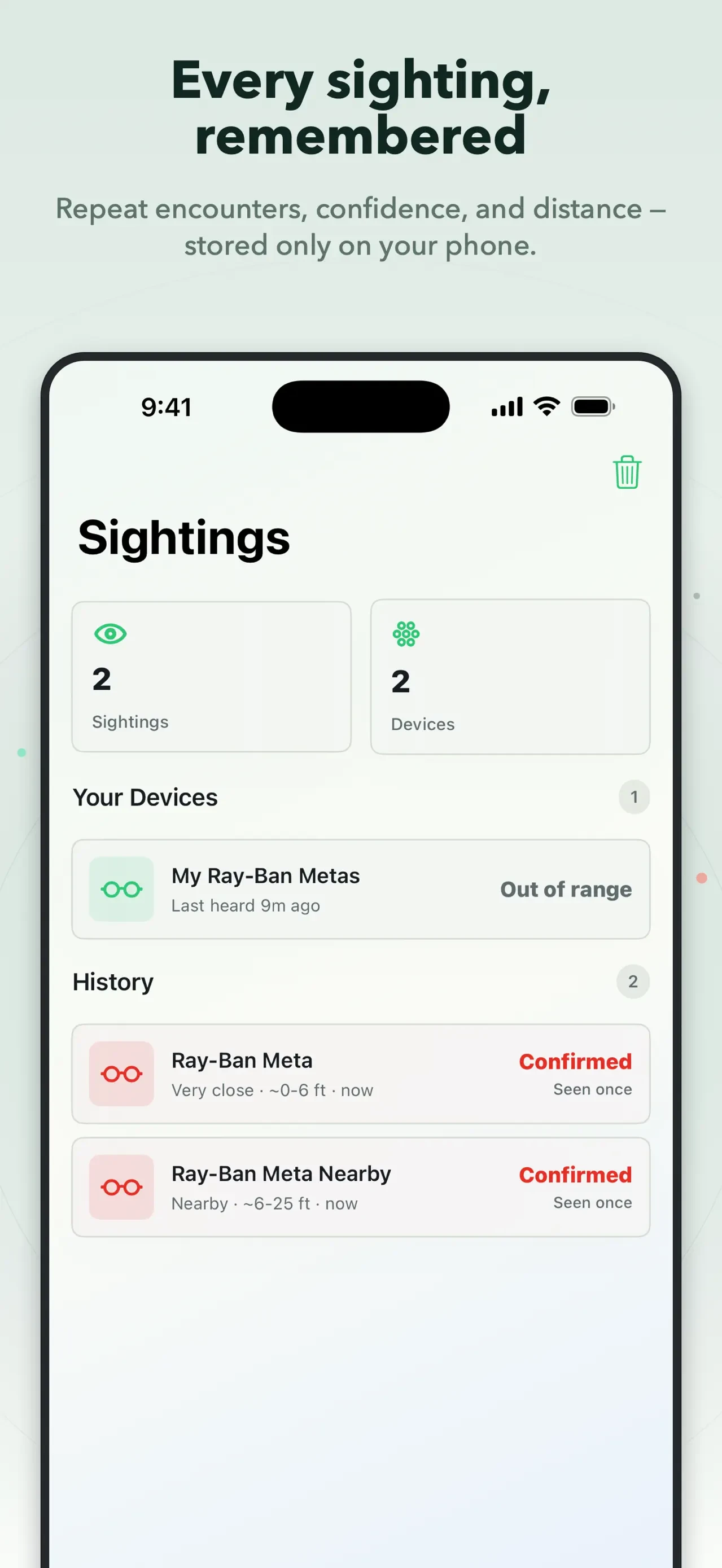 Antizuck Smart Glasses Scanner app store screenshot 3 — Unknown (iOS)