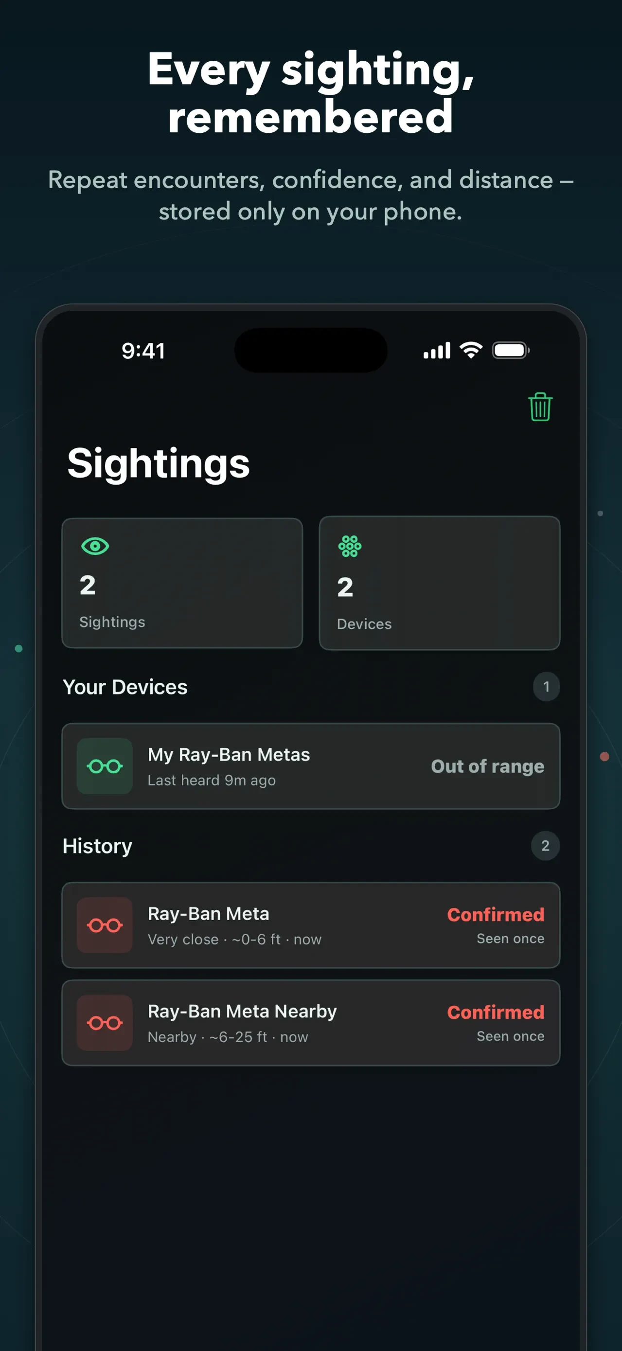 Antizuck Smart Glasses Scanner app store screenshot 6 — Unknown (iOS)