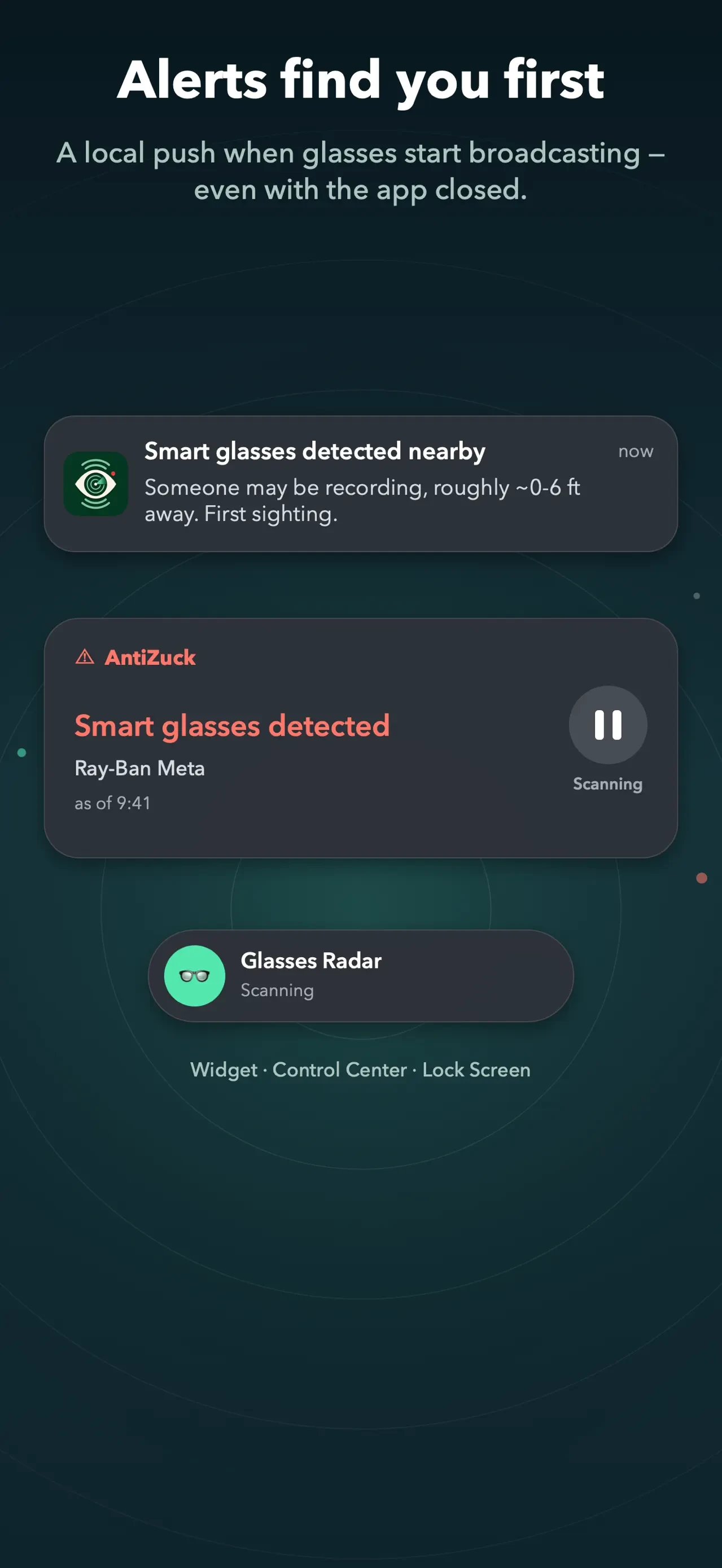 Antizuck Smart Glasses Scanner app store screenshot 8 — Unknown (iOS)
